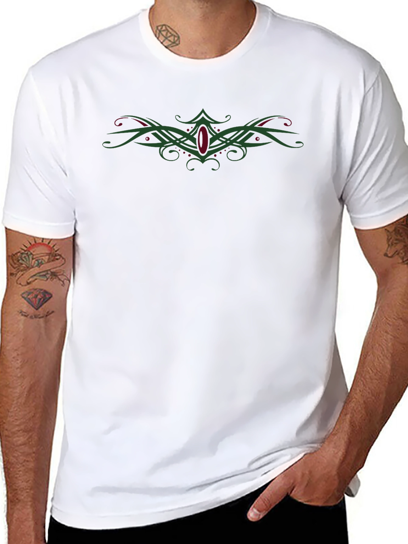 Tribal Eye Graphic Black T-Shirt