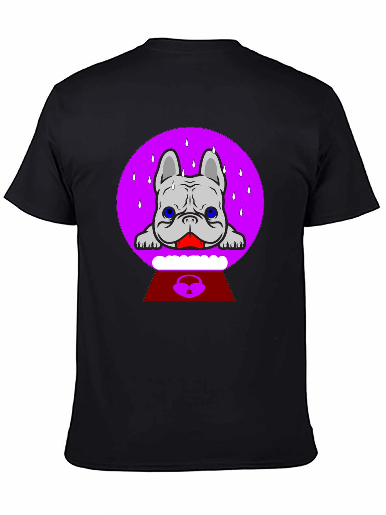 Sweating Bulldog Graphic Tee - Comfort & Style
