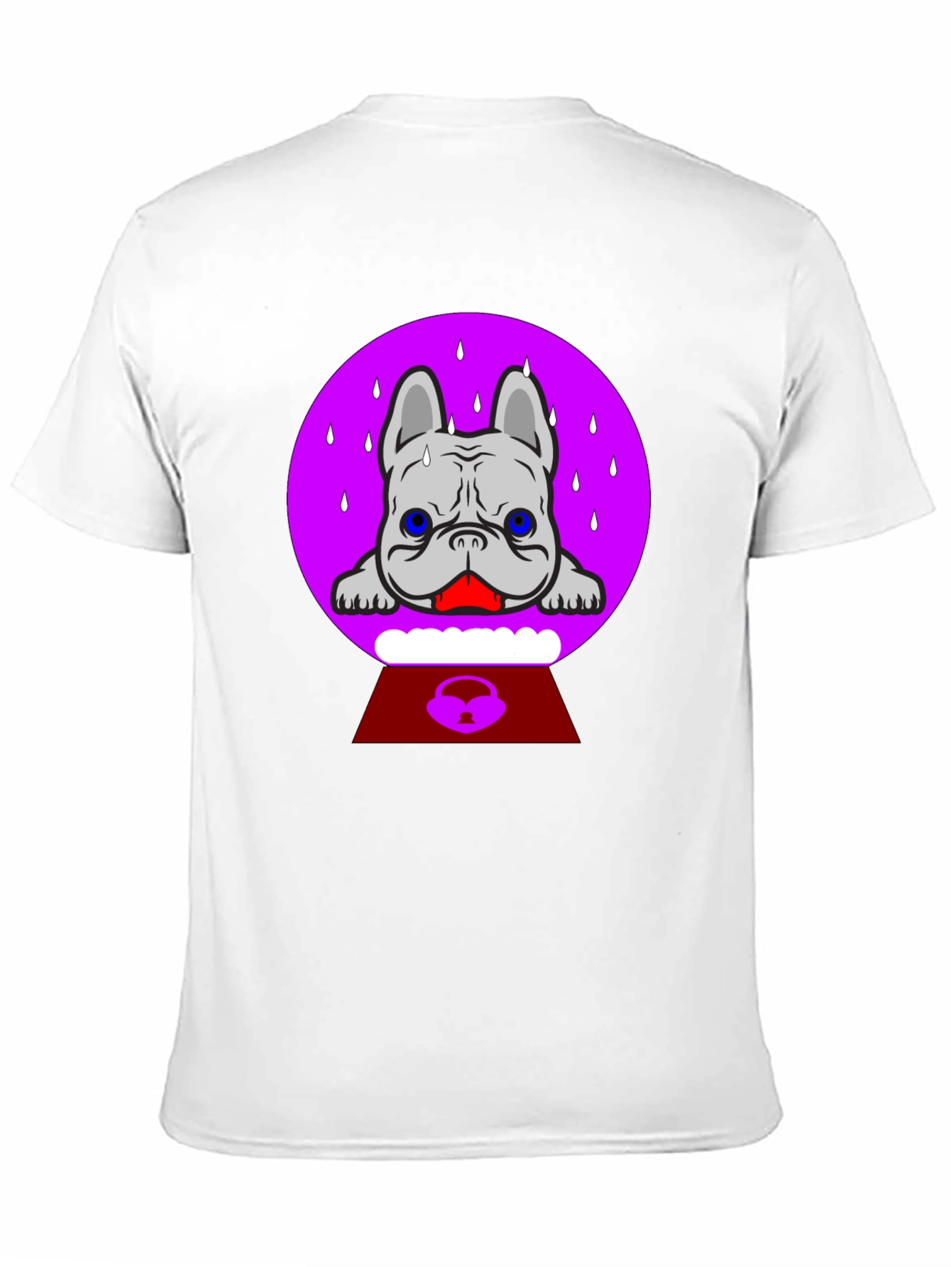 Sweating Bulldog Graphic Tee - Comfort & Style
