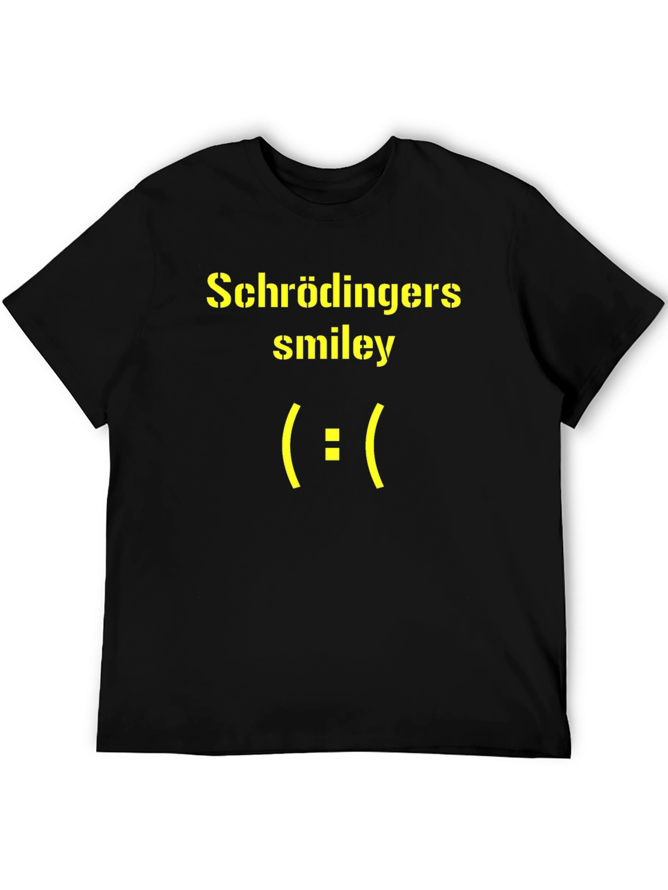 Schrödingers Smiley Face Graphic T-Shirt