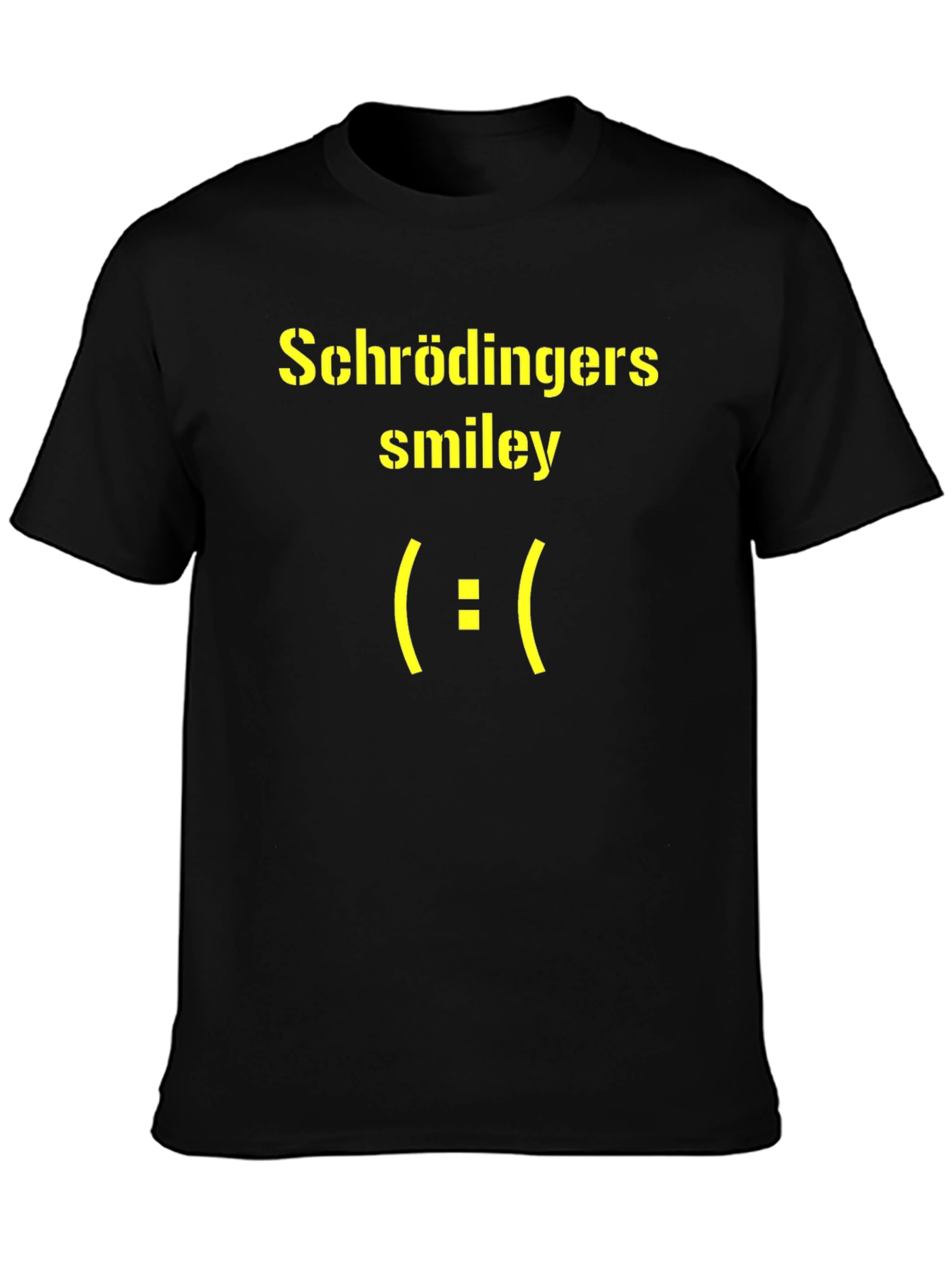 Schrödingers Smiley Face Graphic T-Shirt
