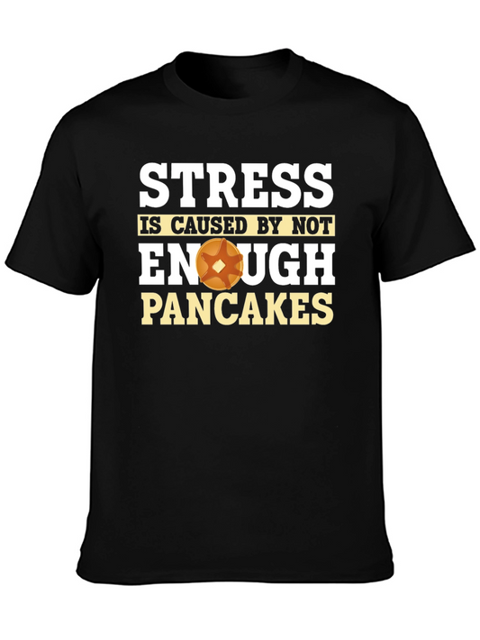 Stress Pancakes Funny Graphic T-Shirt