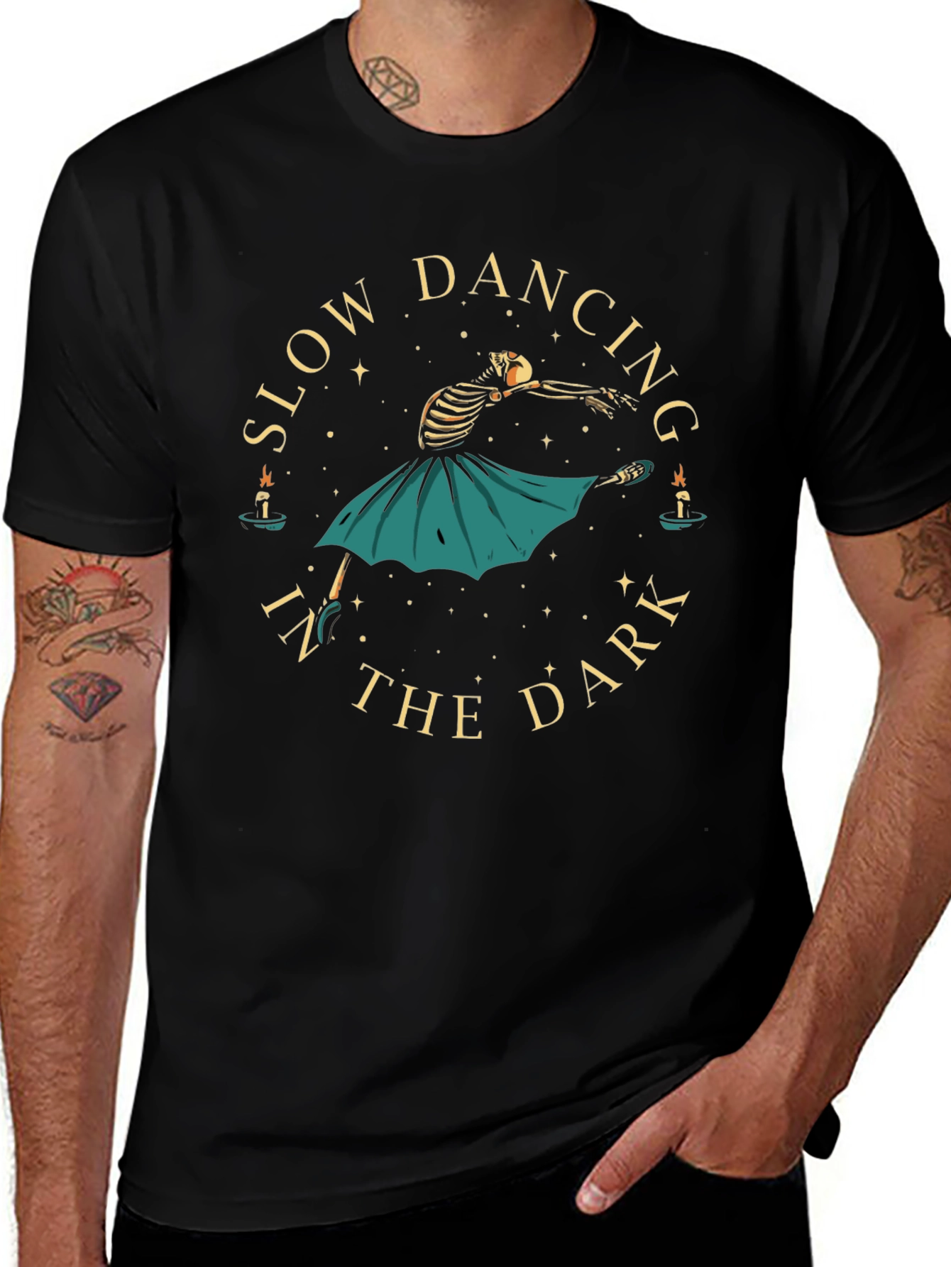Slow Dancing in the Dark Skeleton T-Shirt