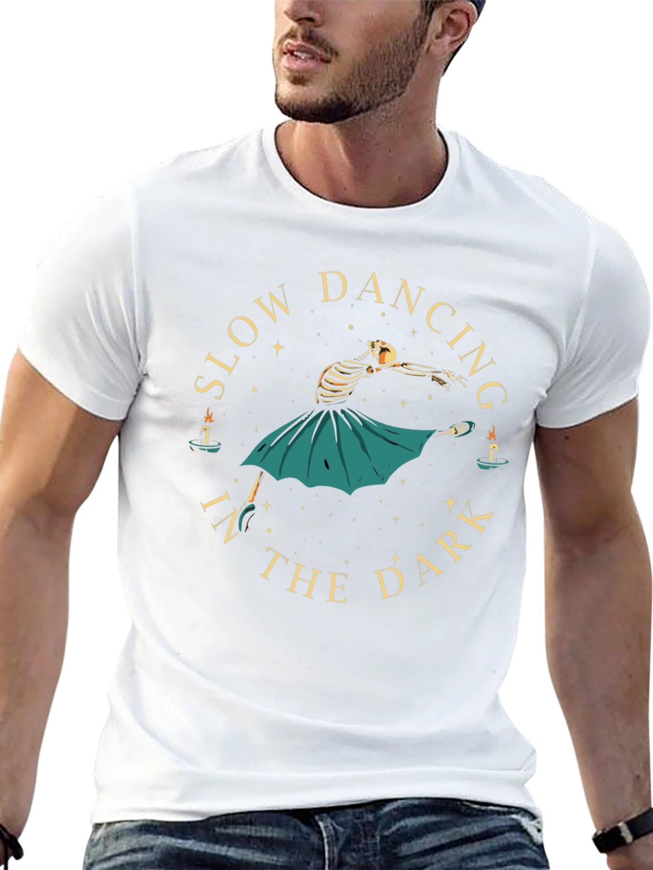 Slow Dancing in the Dark Skeleton T-Shirt