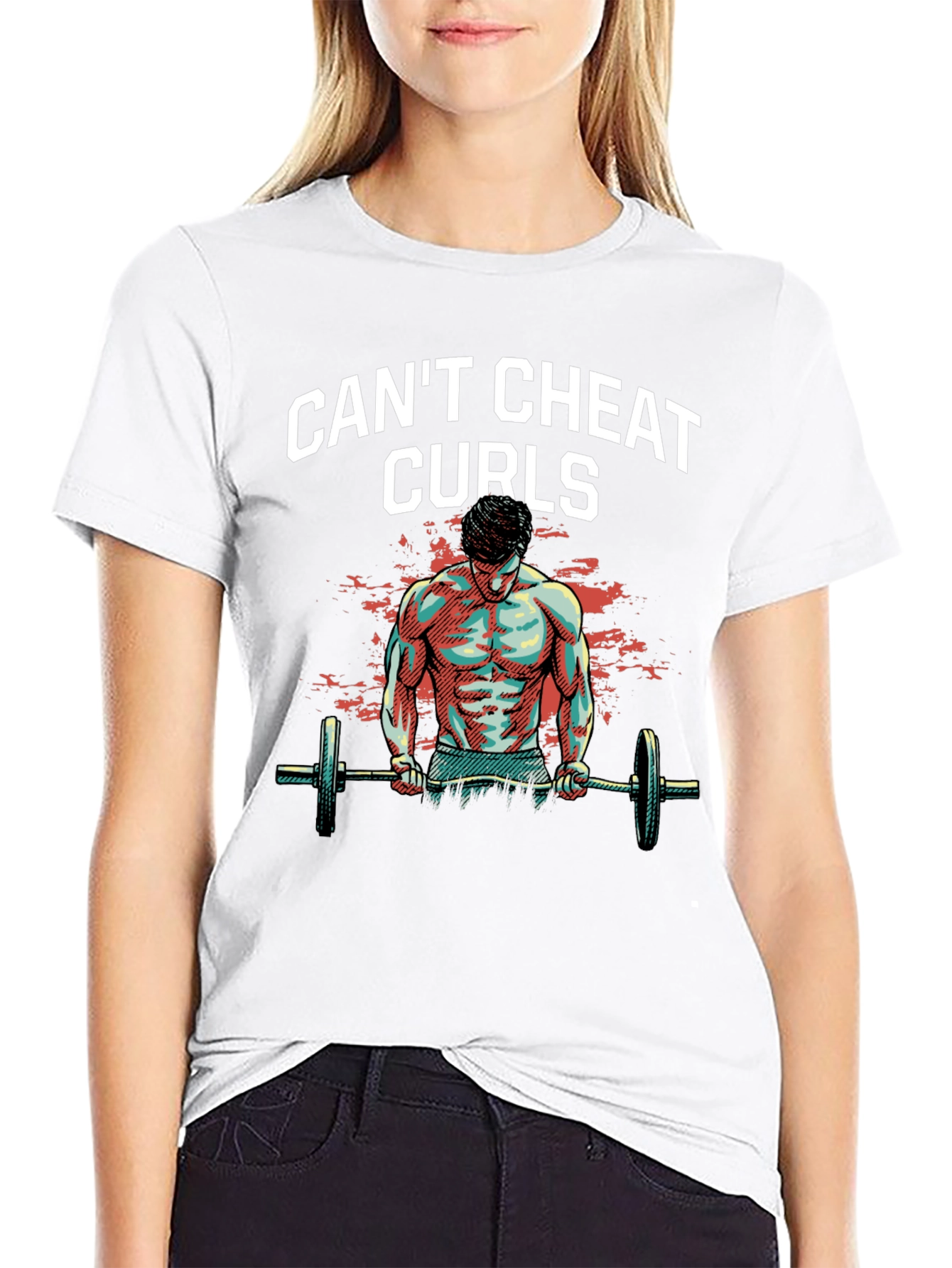 Cant Cheat Curls Mens T-Shirt Gym Fitness