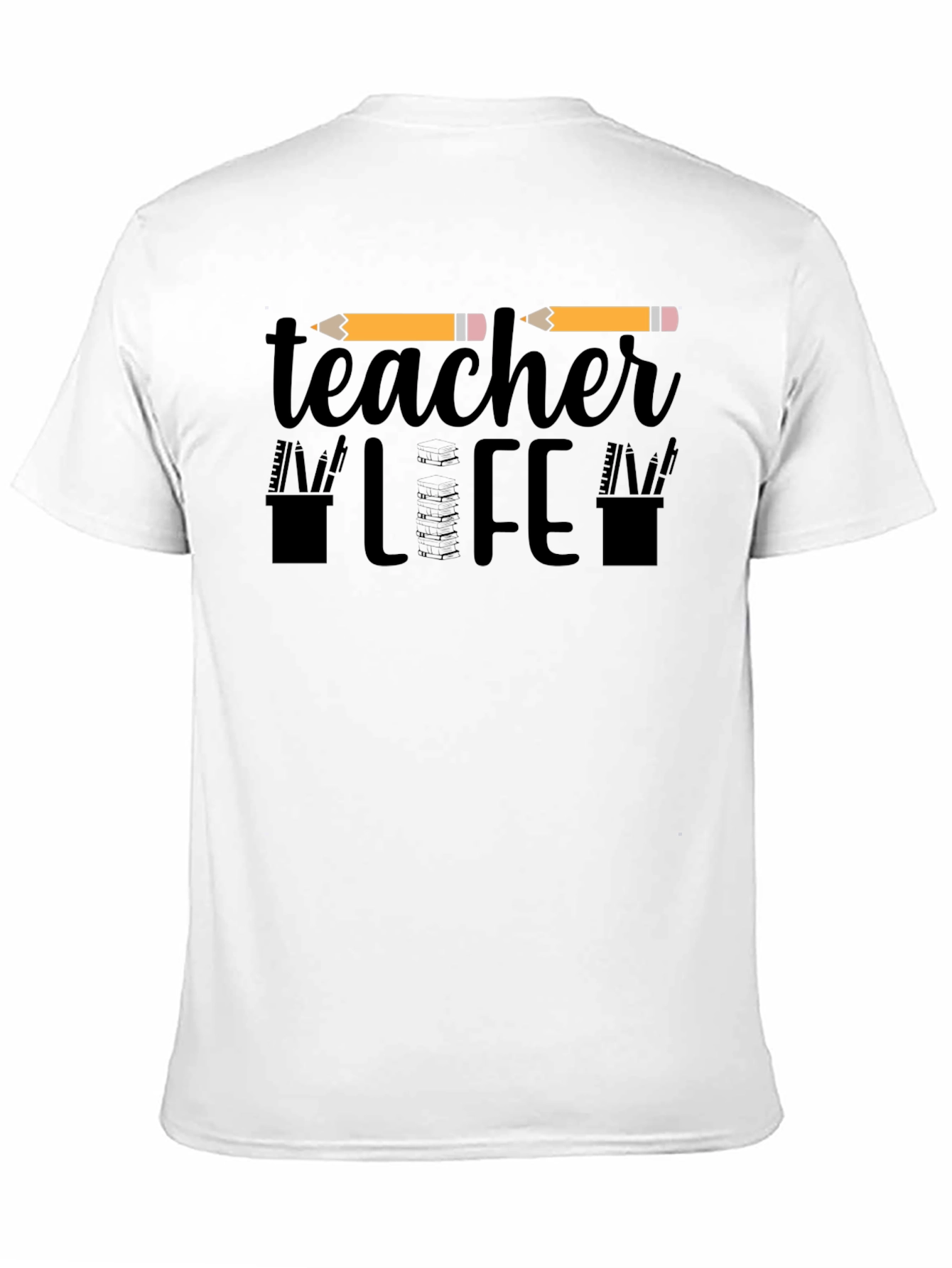 Teacher Life Graphic Tee - Black Unisex T-Shirt