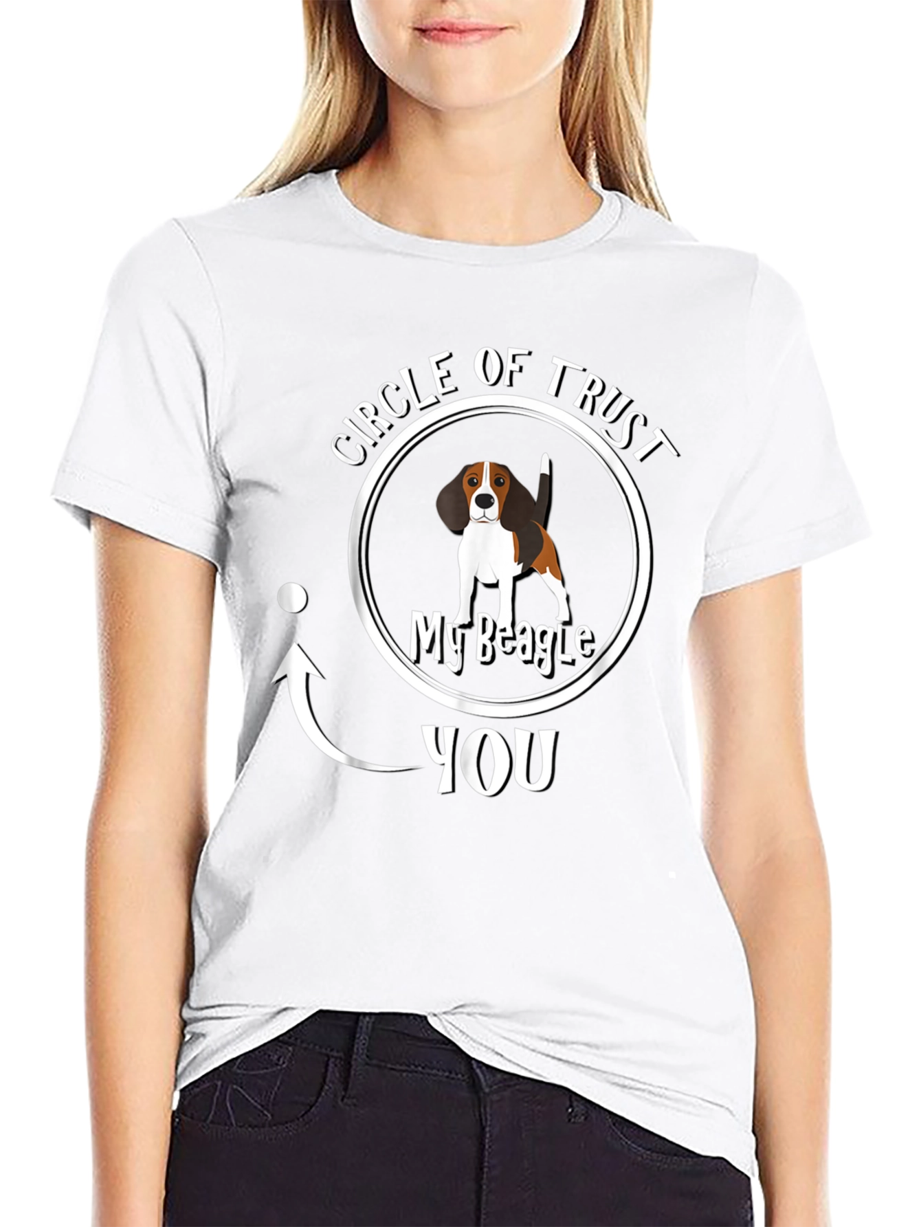 Circle of Trust My Beagle Mens Black T-Shirt