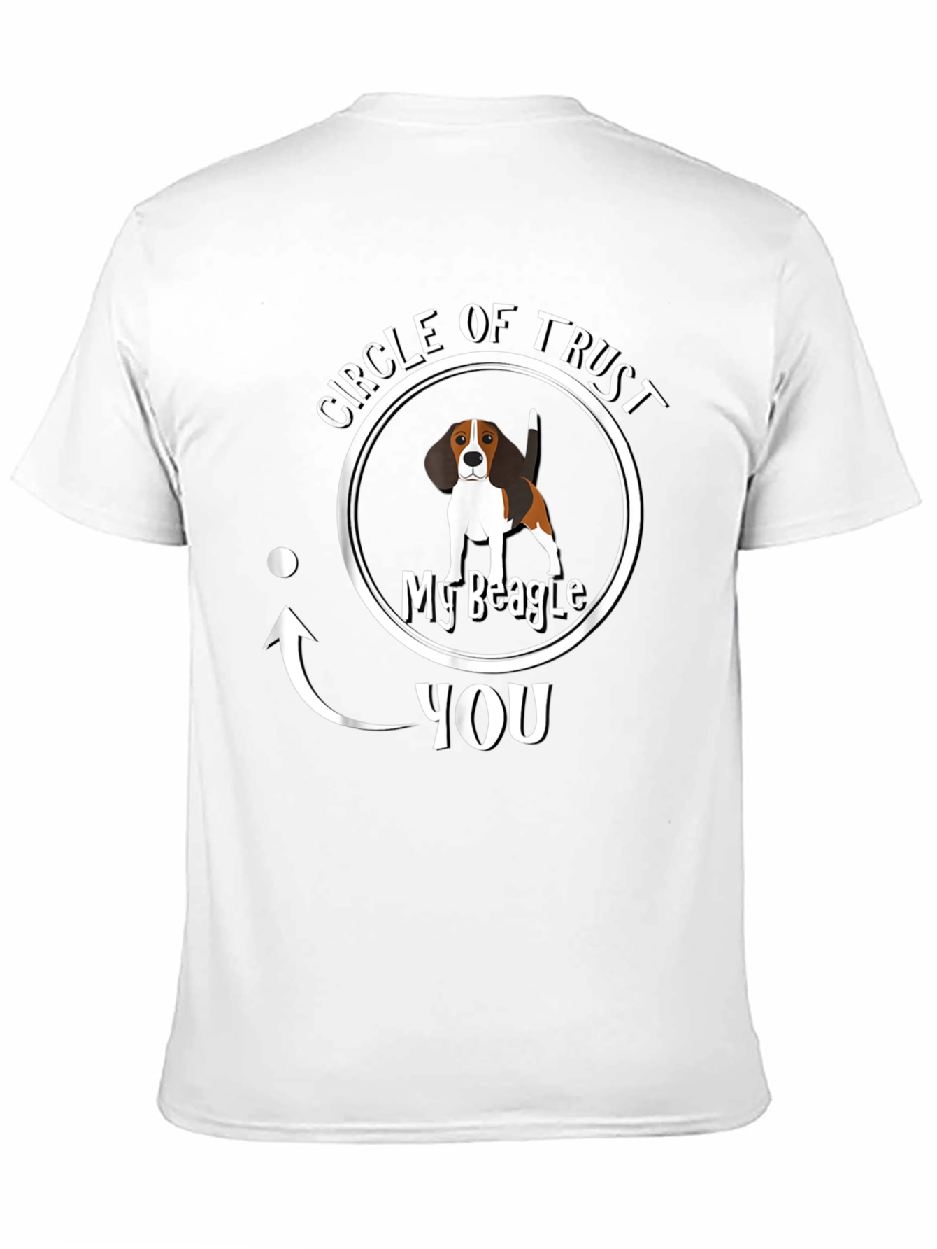 Circle of Trust My Beagle Mens Black T-Shirt