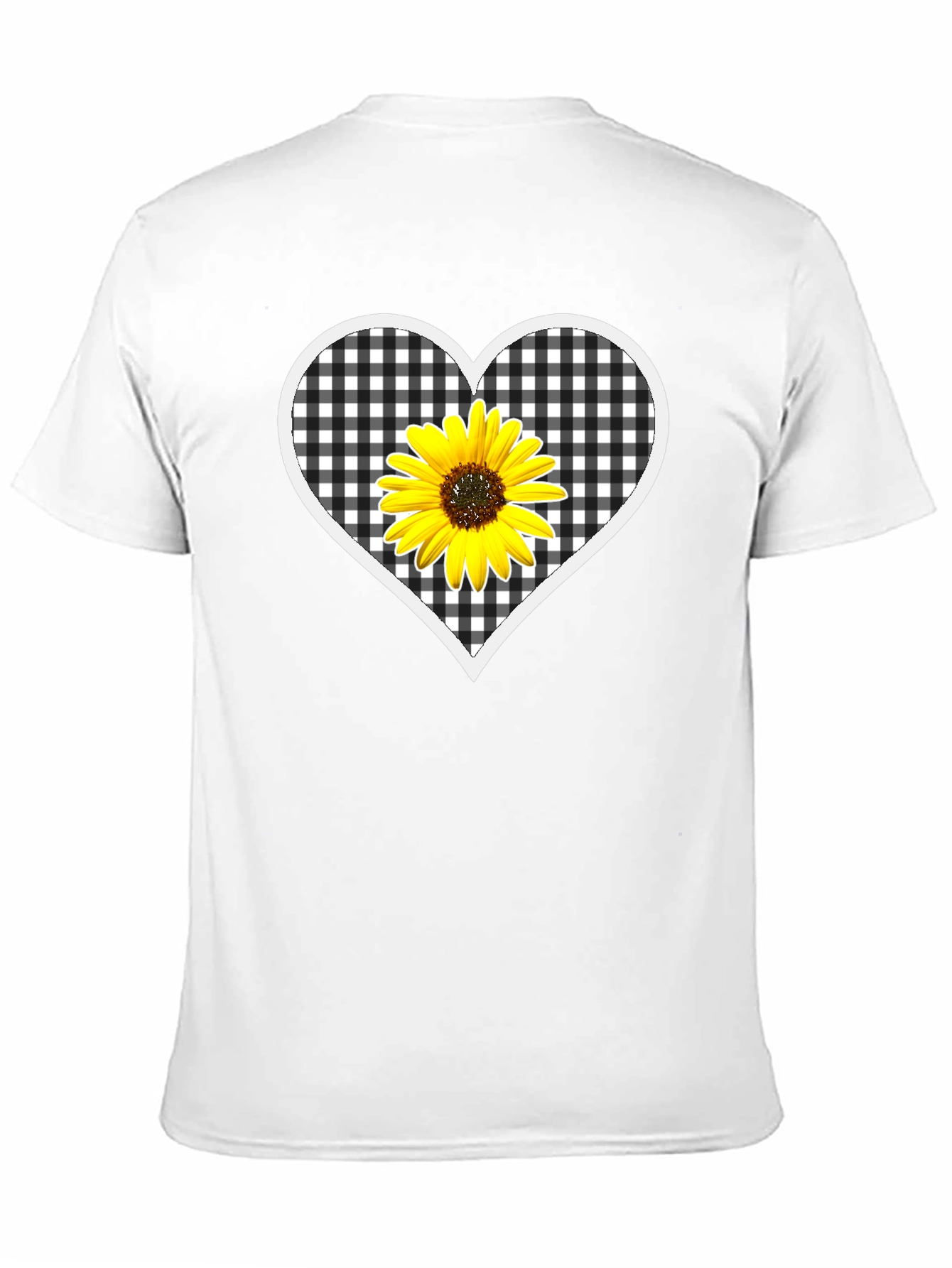 Sunflower Heart Graphic T-Shirt