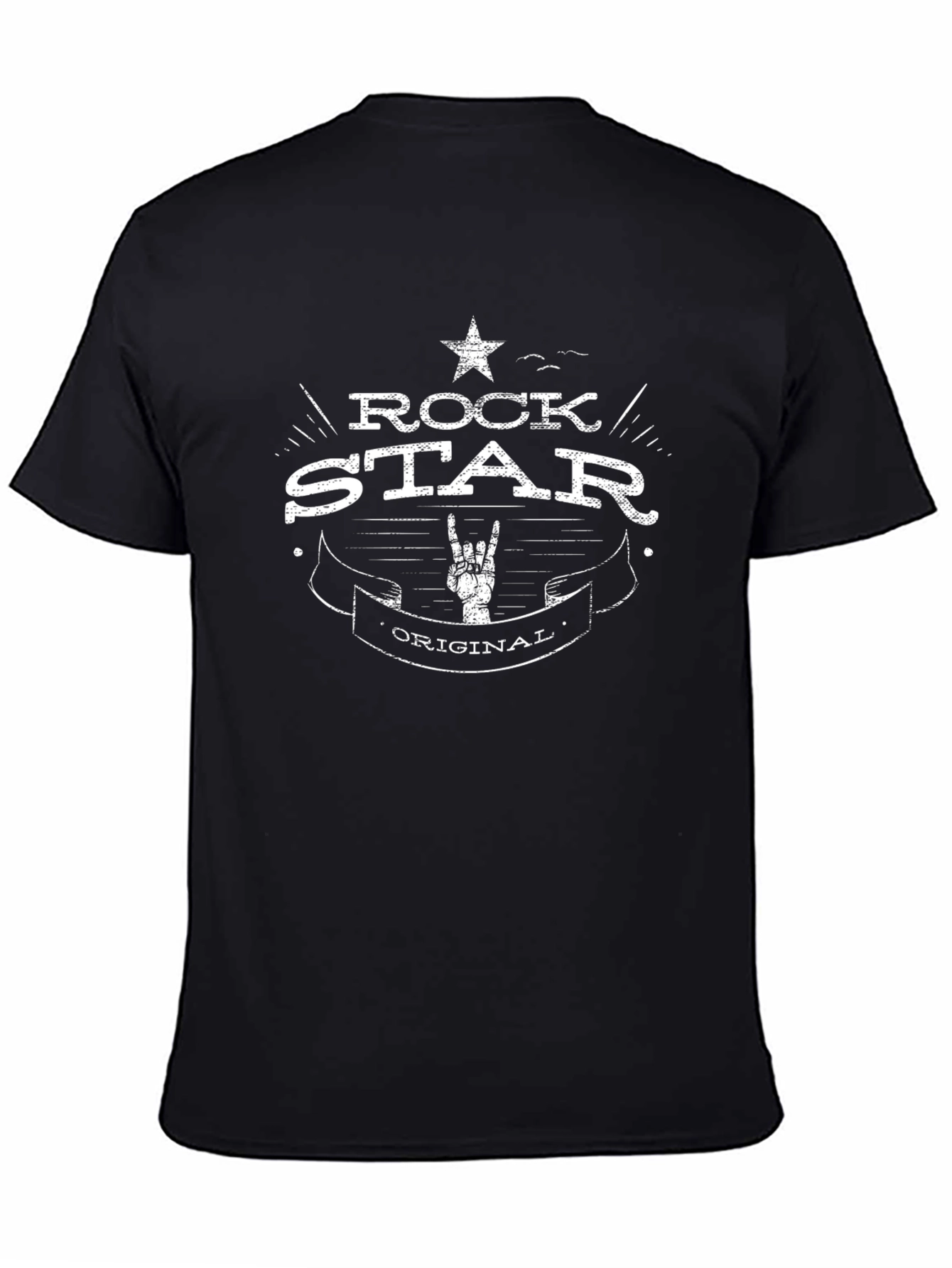 Rock Star Original Graphic Tee - Black