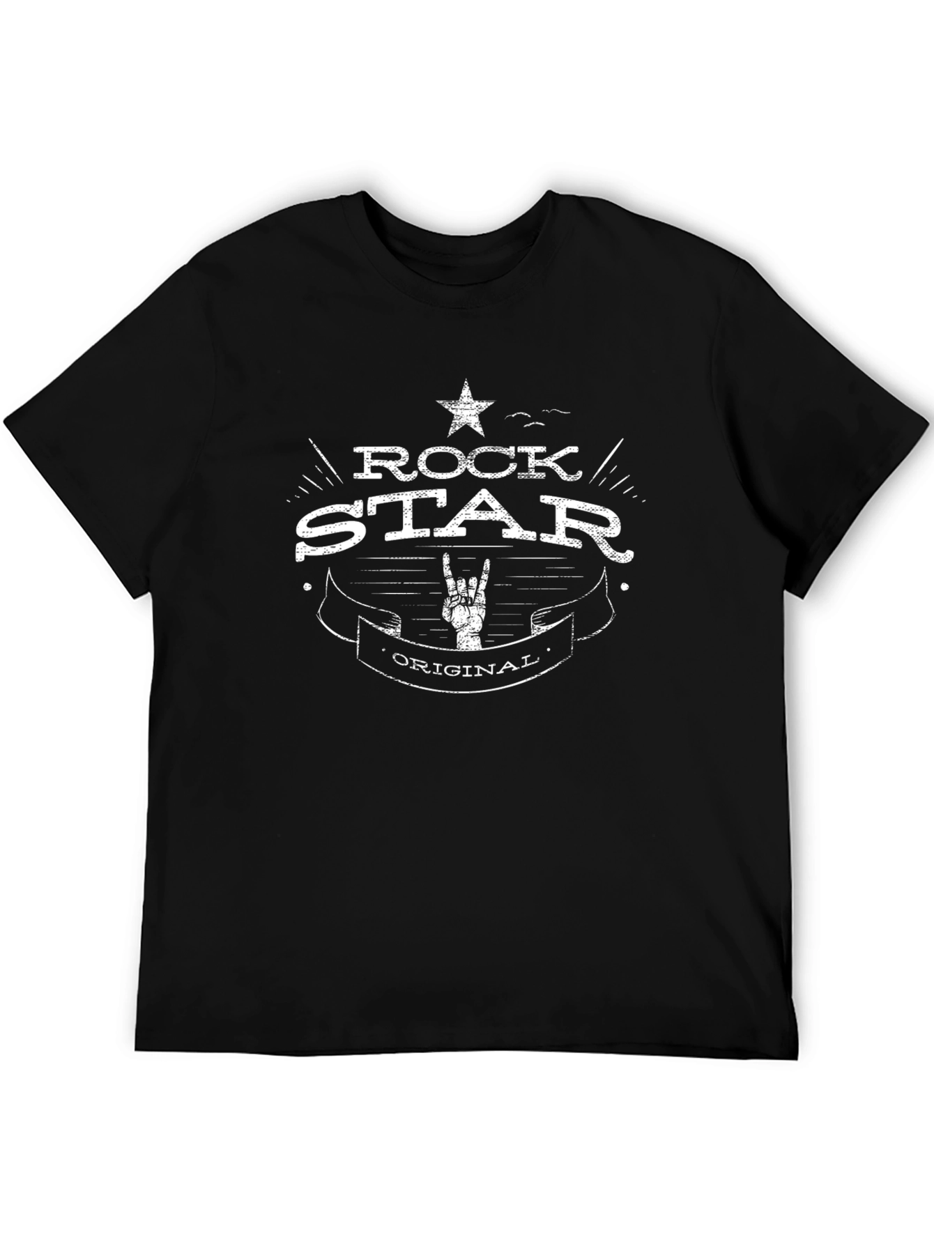 Rock Star Original Graphic Tee - Black