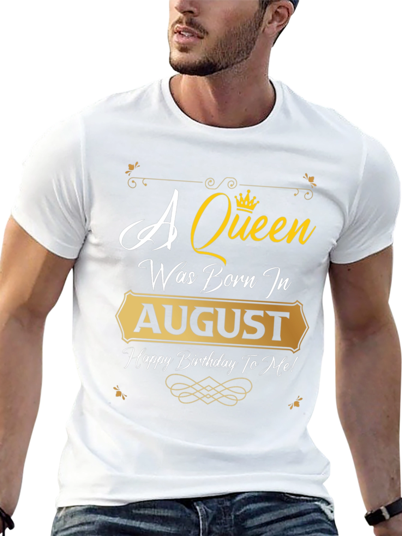 August Birthday Queen T-Shirt