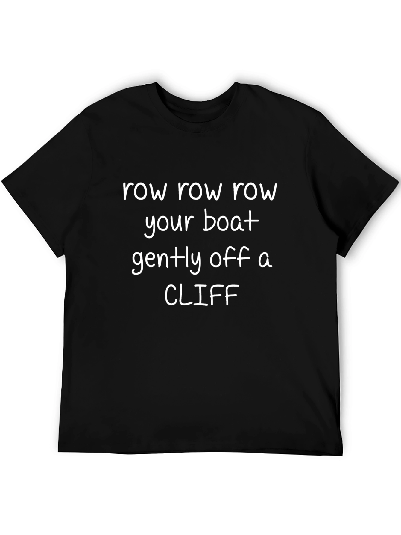 Row Your Boat Black Graphic Tee