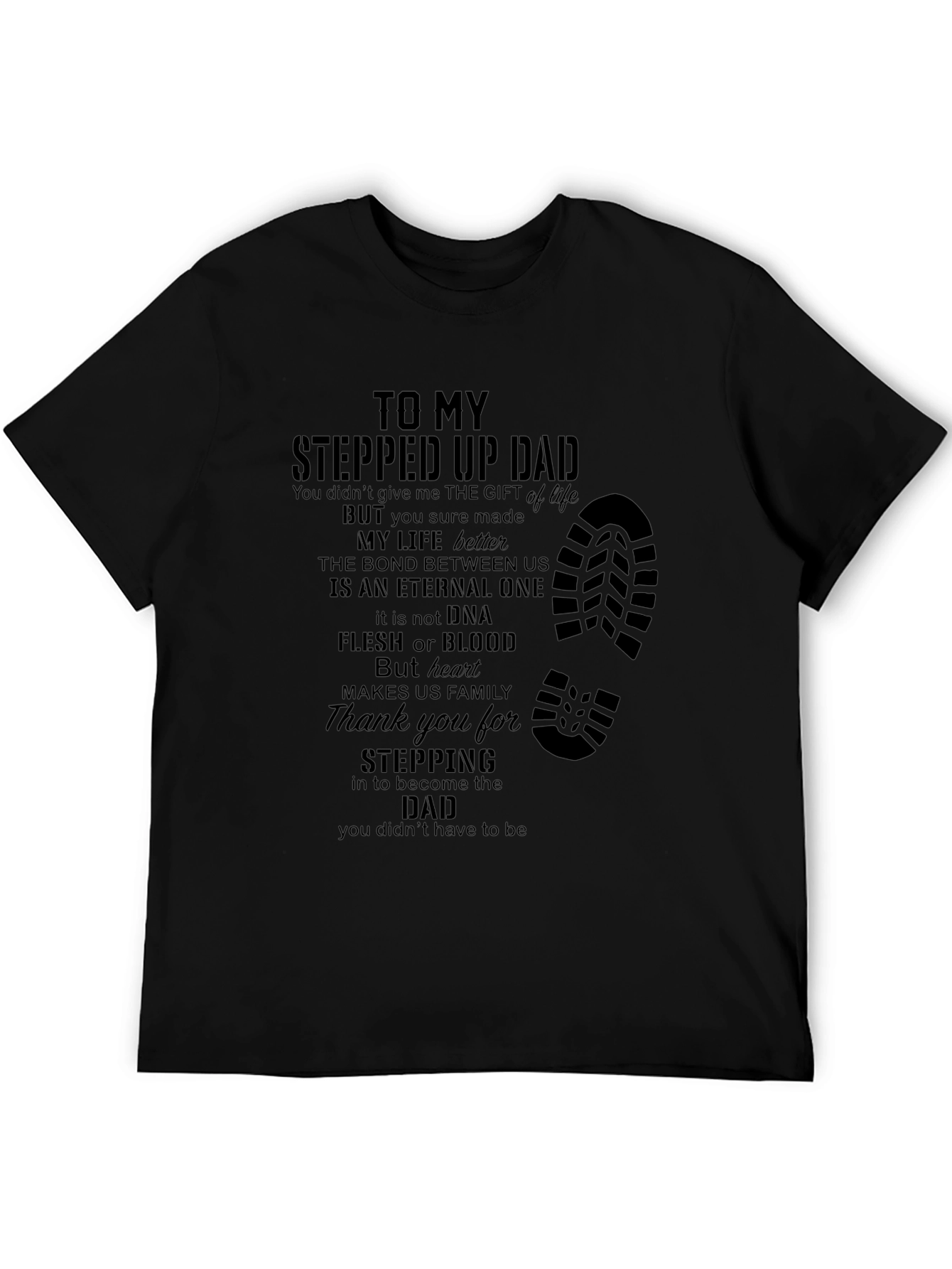 Stepped Up Dad Graphic T-Shirt