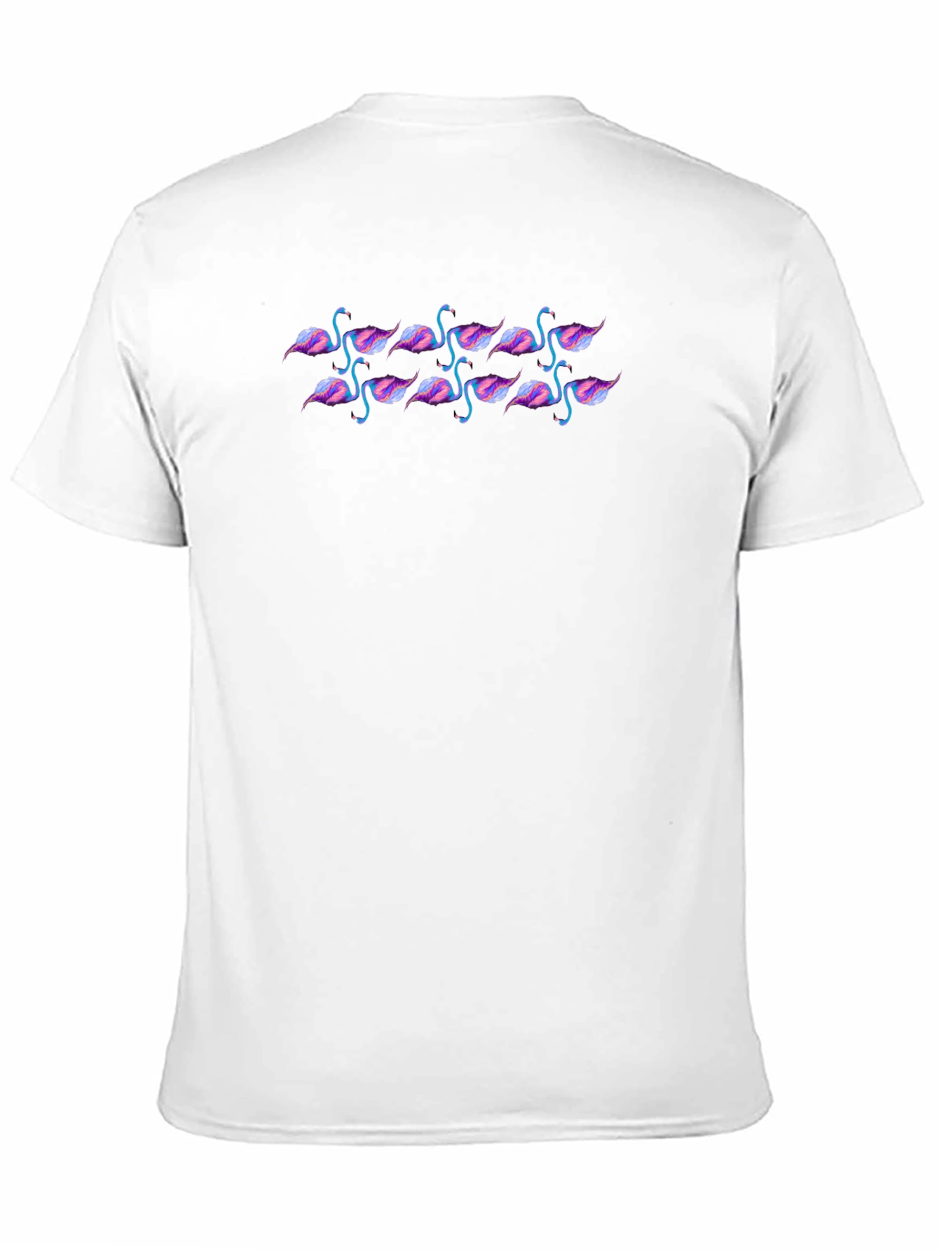 Black Flamingo Pattern Tee