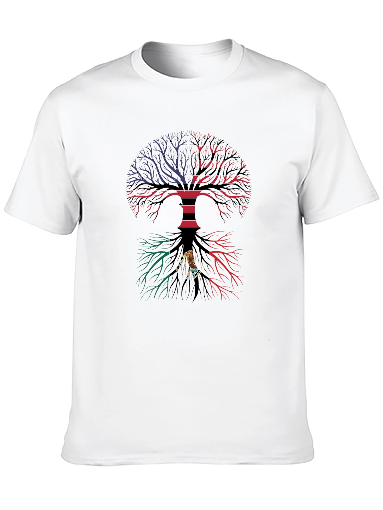Tree of Life Graphic Tee - Black Cotton Blend