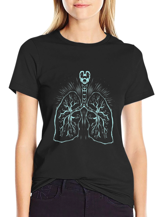 Anatomical Lungs Graphic Tee - Classic Fit