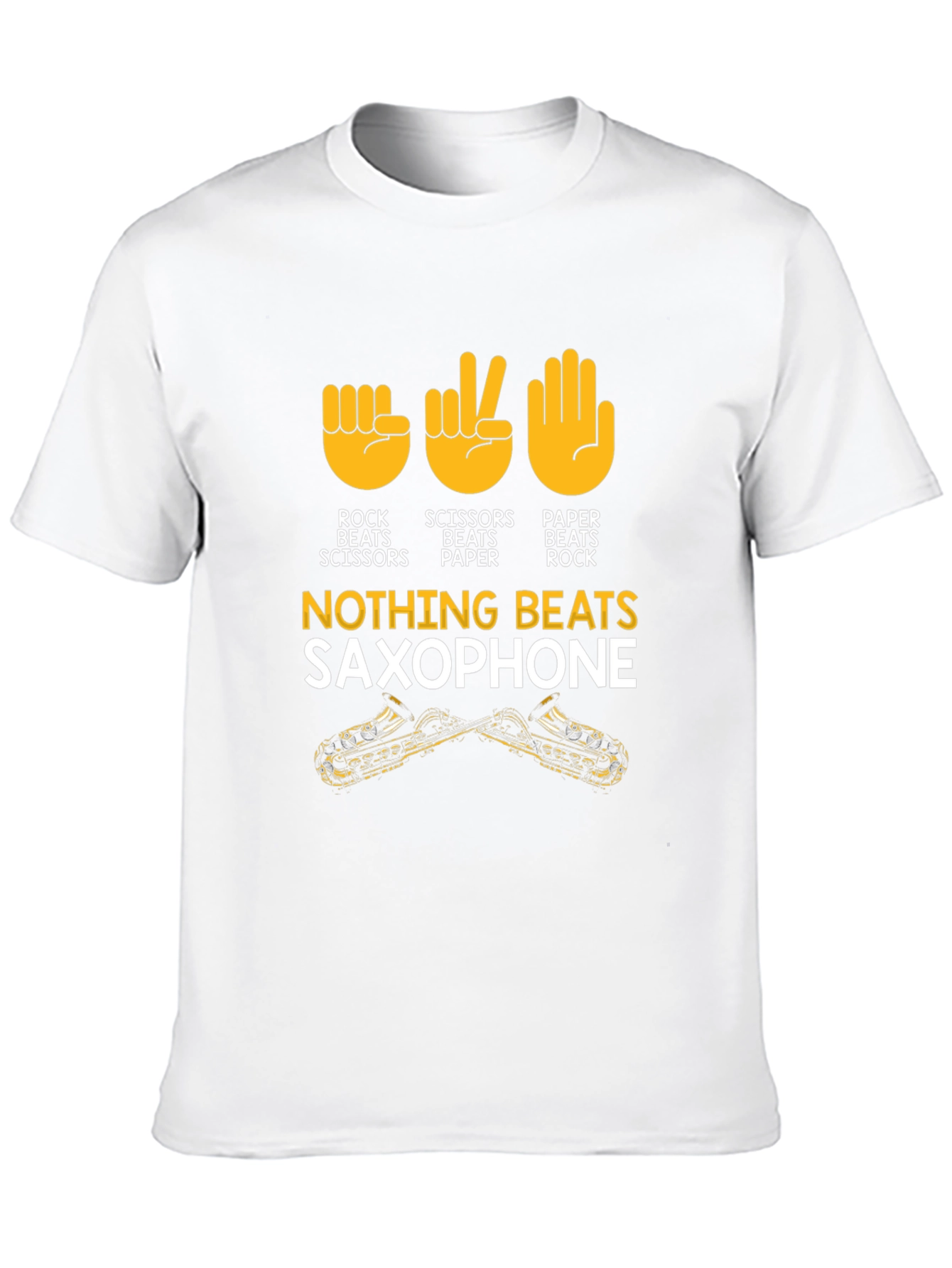 Rock Paper Scissors Saxophone T-Shirt