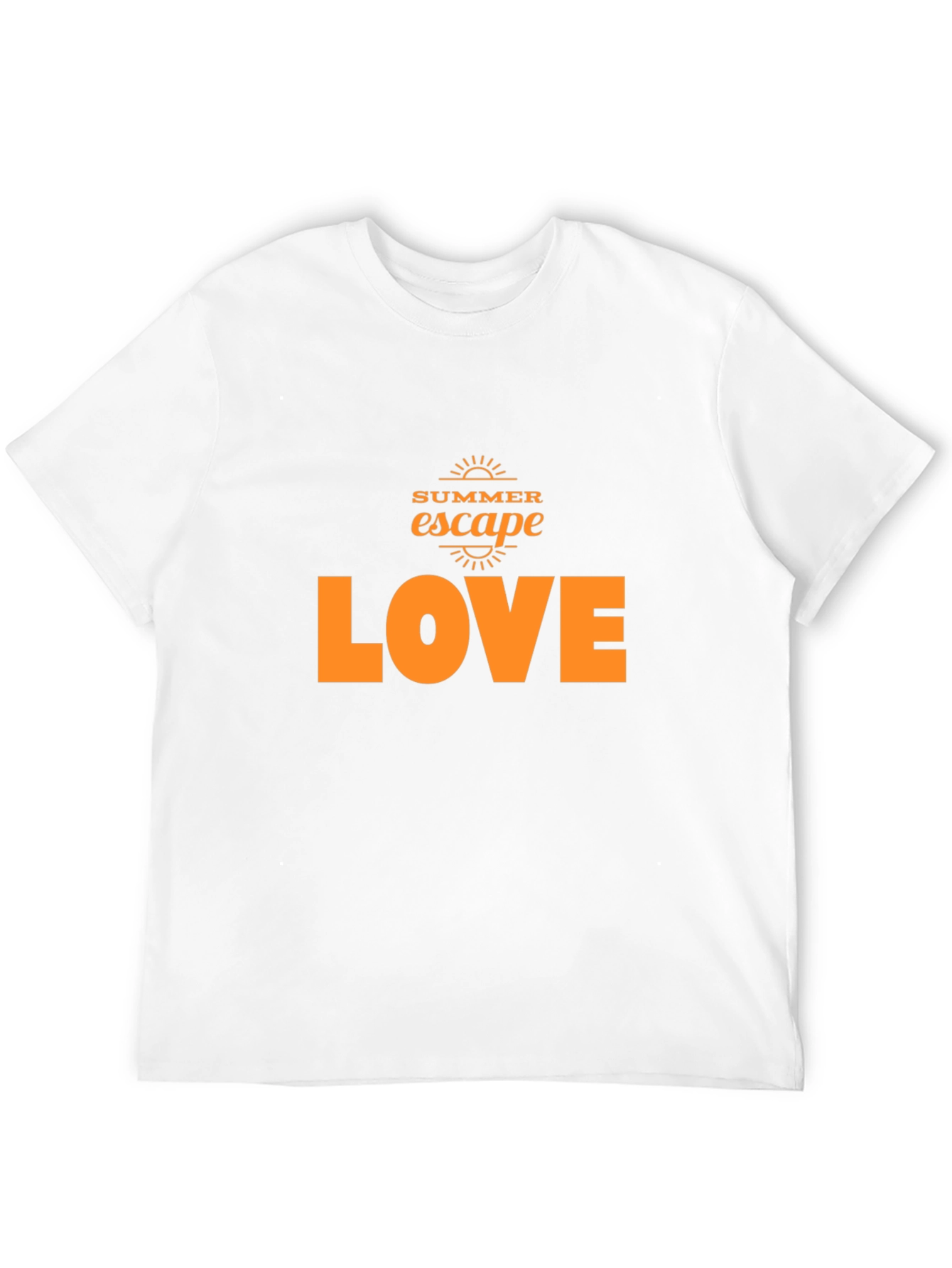 Summer Escape Love Graphic Black T-Shirt