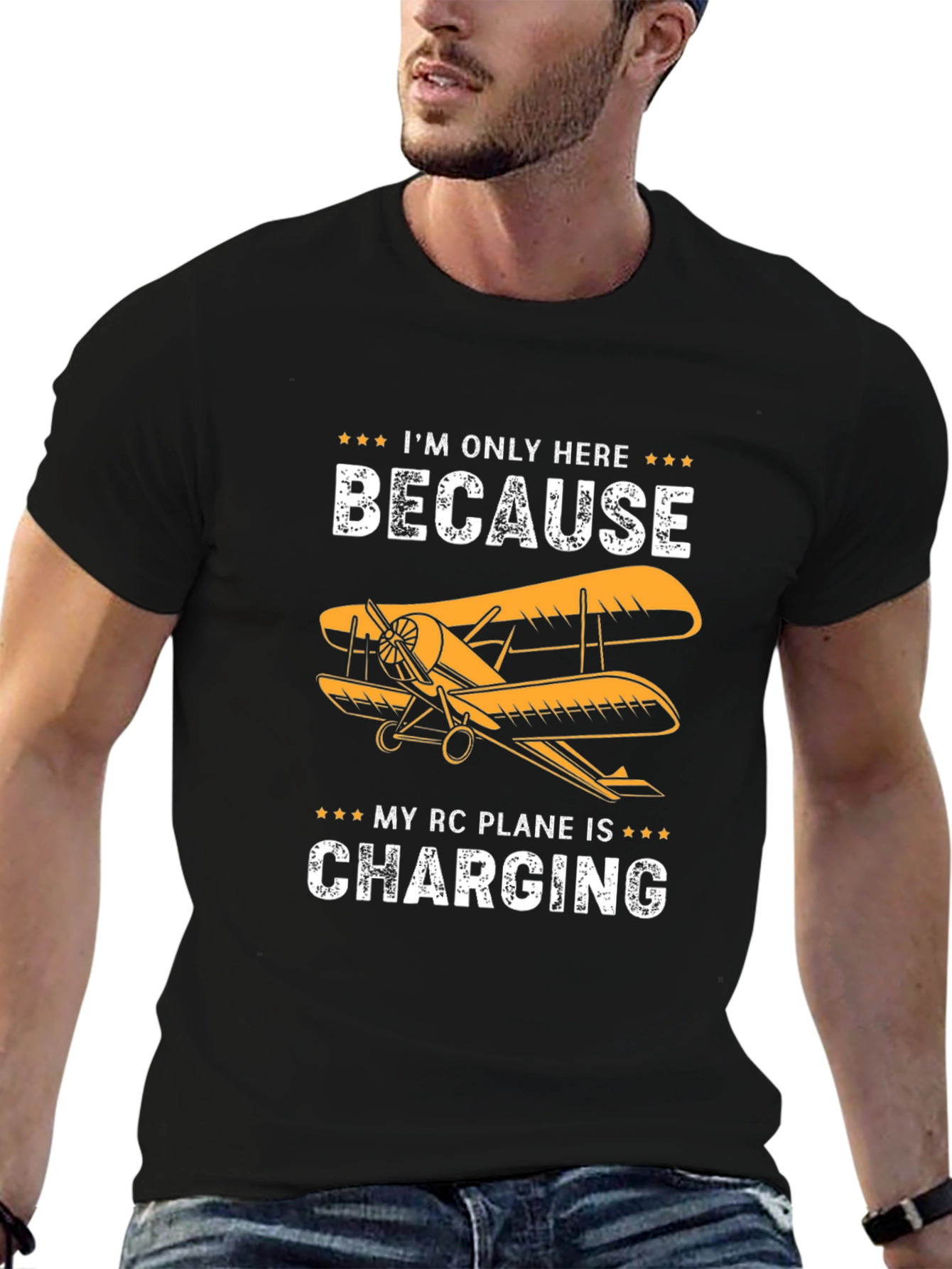 RC Plane Charging Graphic Tee