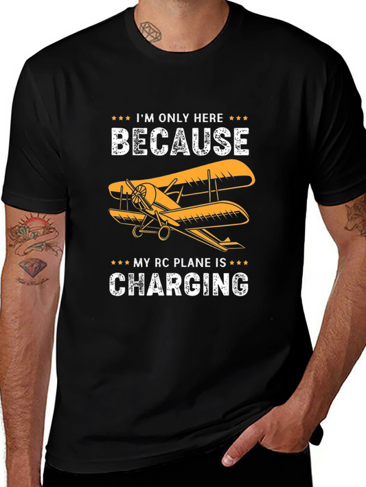 RC Plane Charging Graphic Tee