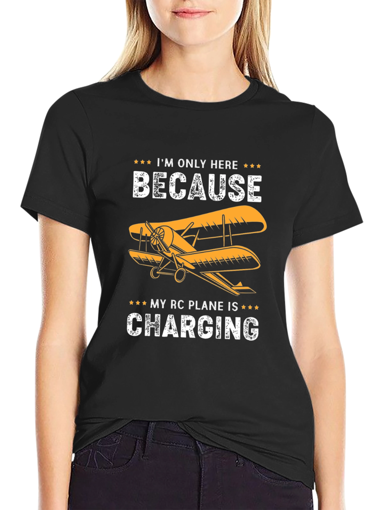 RC Plane Charging Graphic Tee