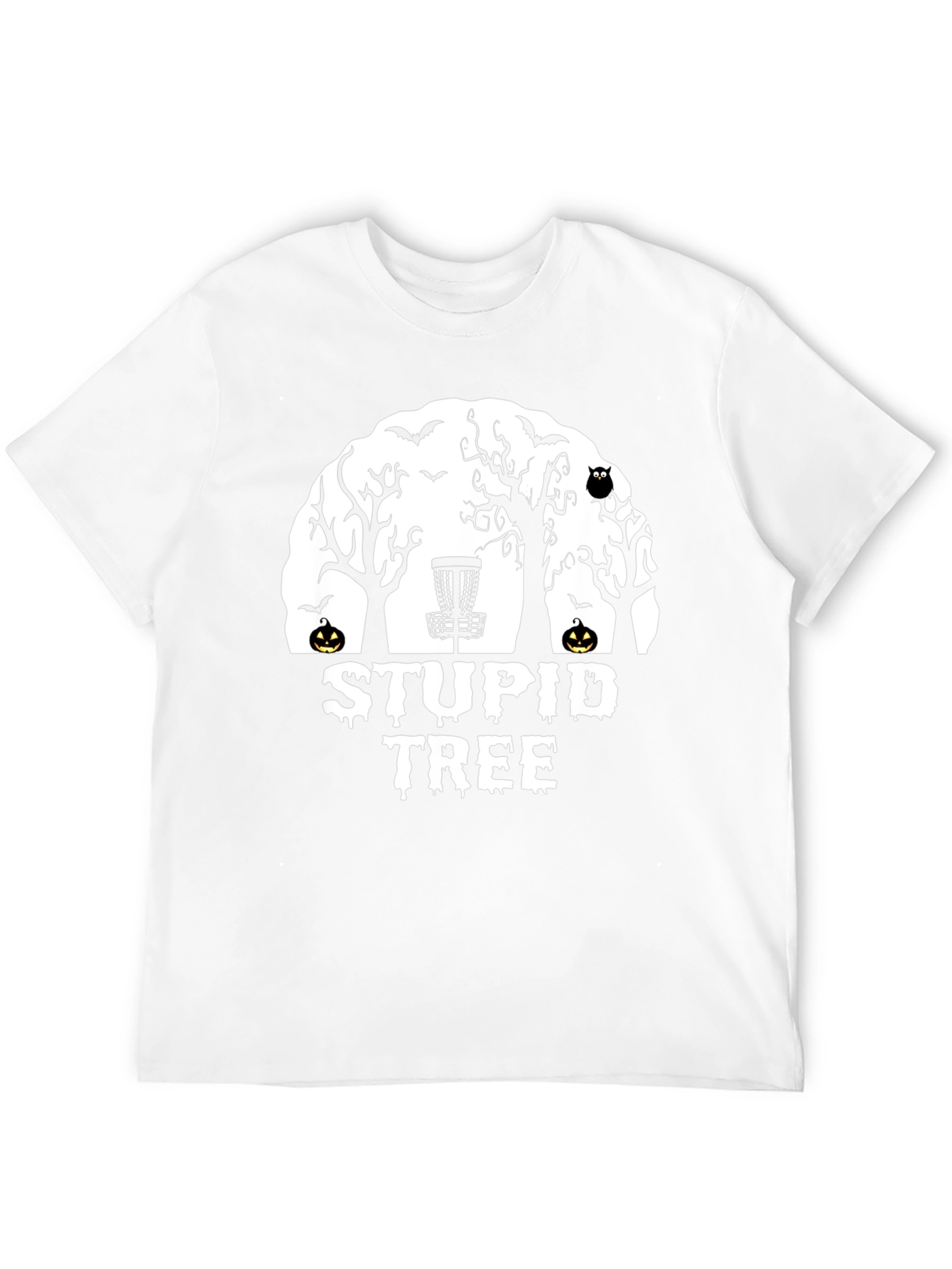 Stupid Tree Disc Golf Halloween T-Shirt