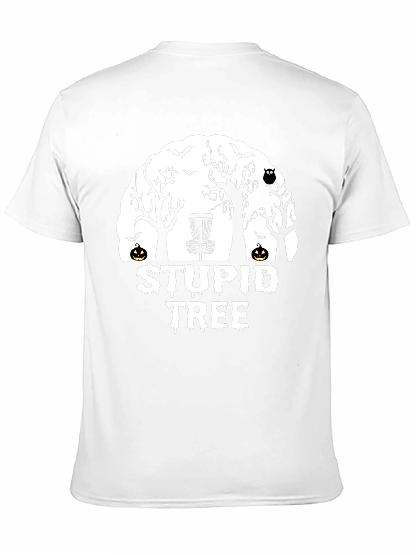 Stupid Tree Disc Golf Halloween T-Shirt