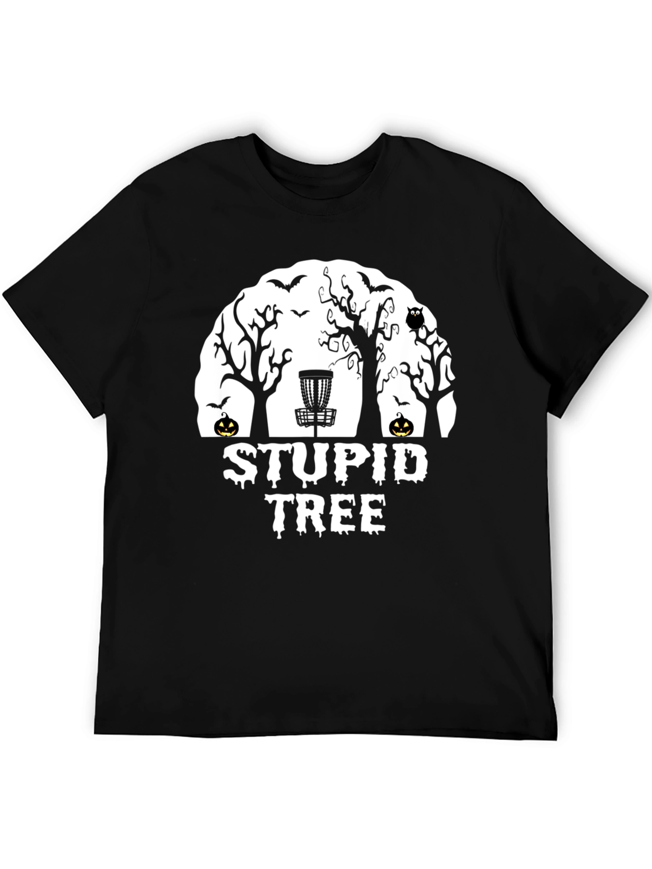 Stupid Tree Disc Golf Halloween T-Shirt
