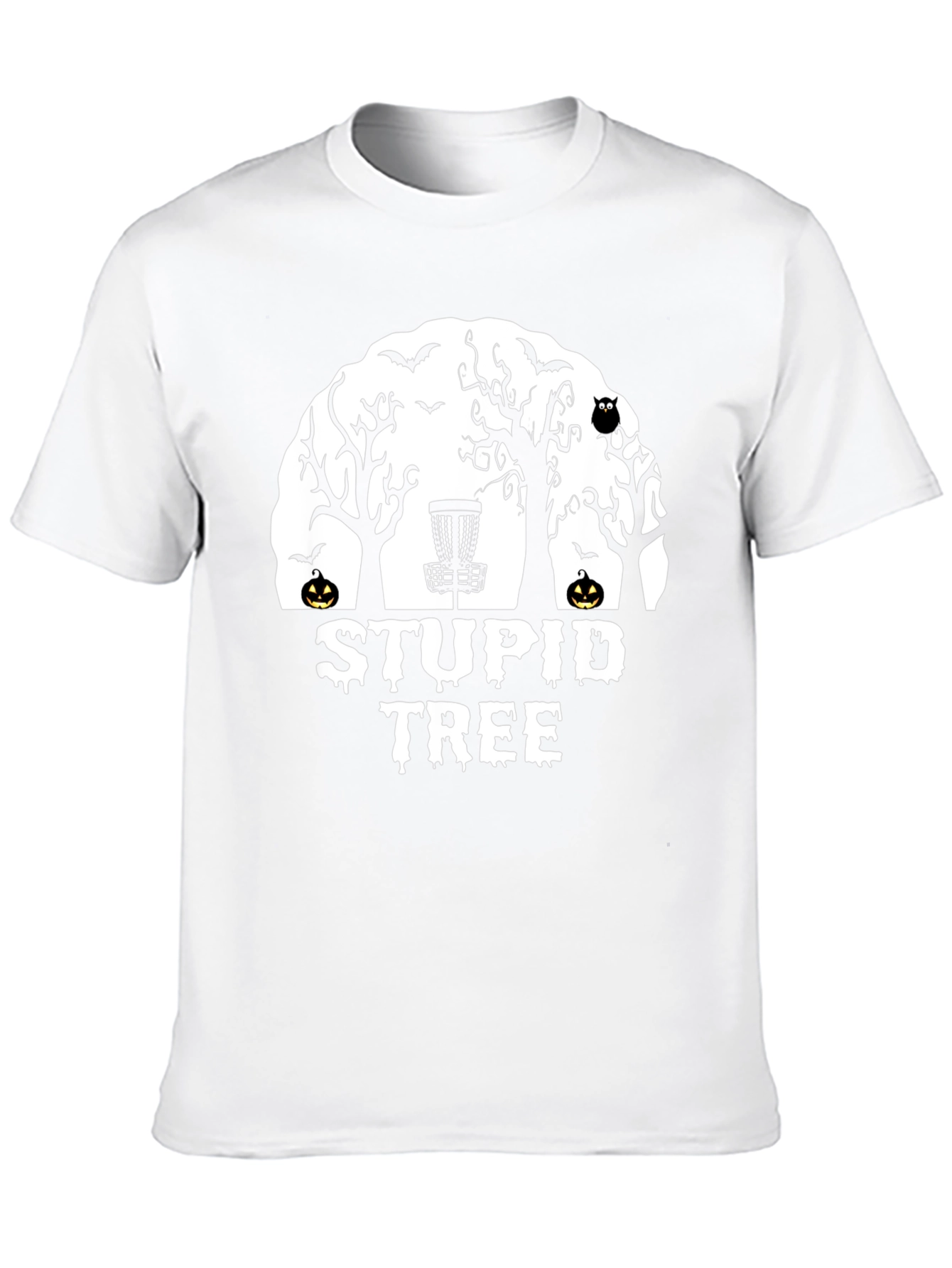 Stupid Tree Disc Golf Halloween T-Shirt