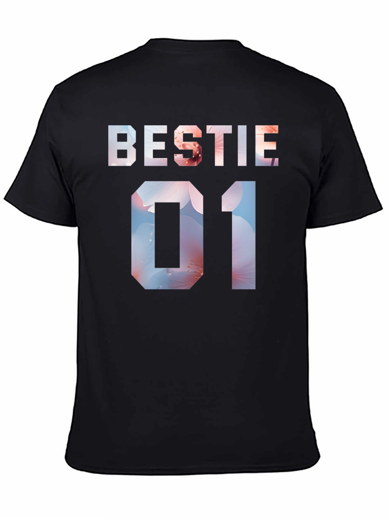 Bestie 01 Floral Print T-Shirt