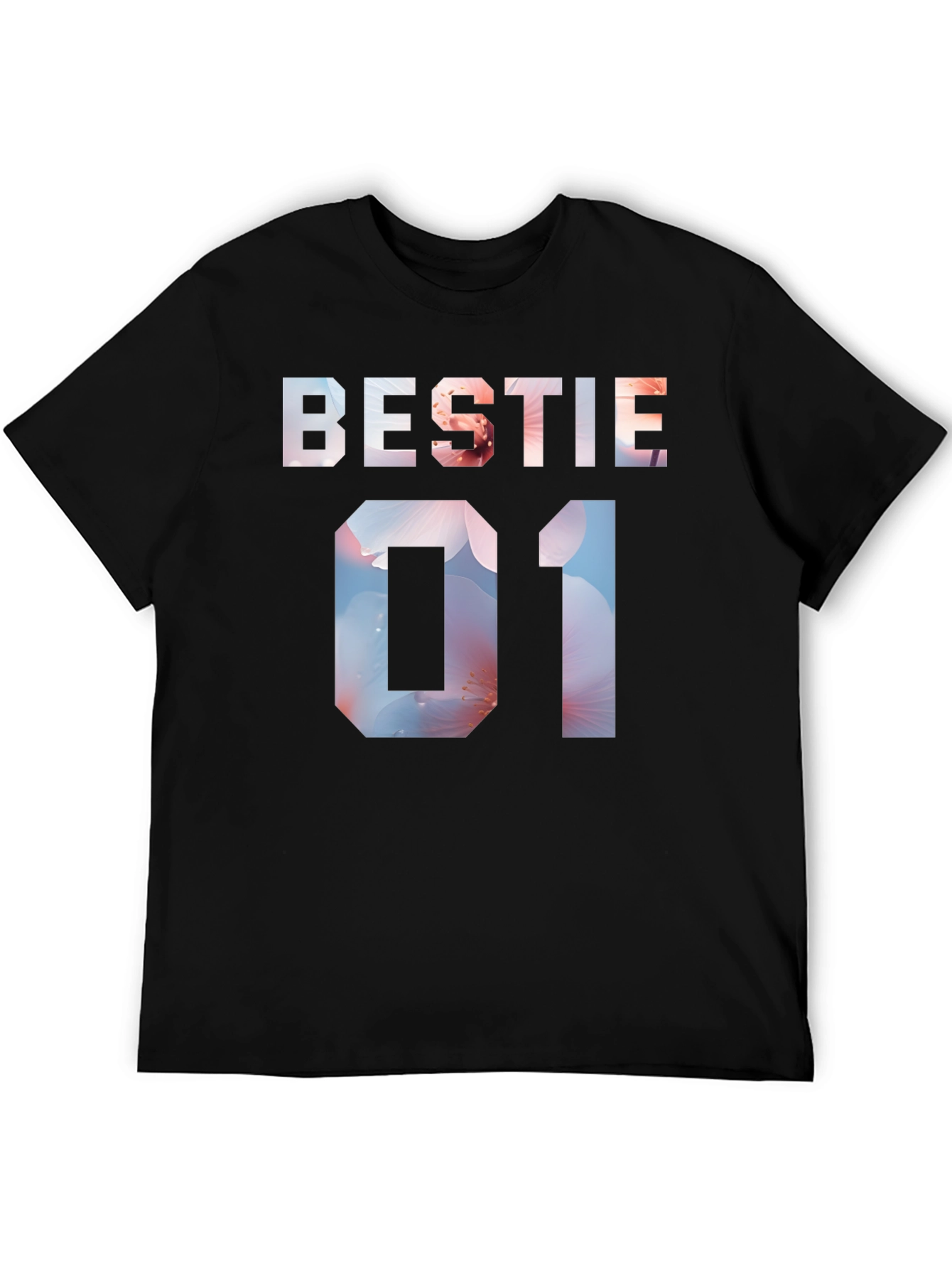 Bestie 01 Floral Print T-Shirt