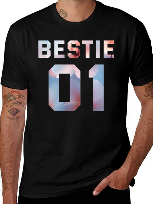 Bestie 01 Floral Print T-Shirt