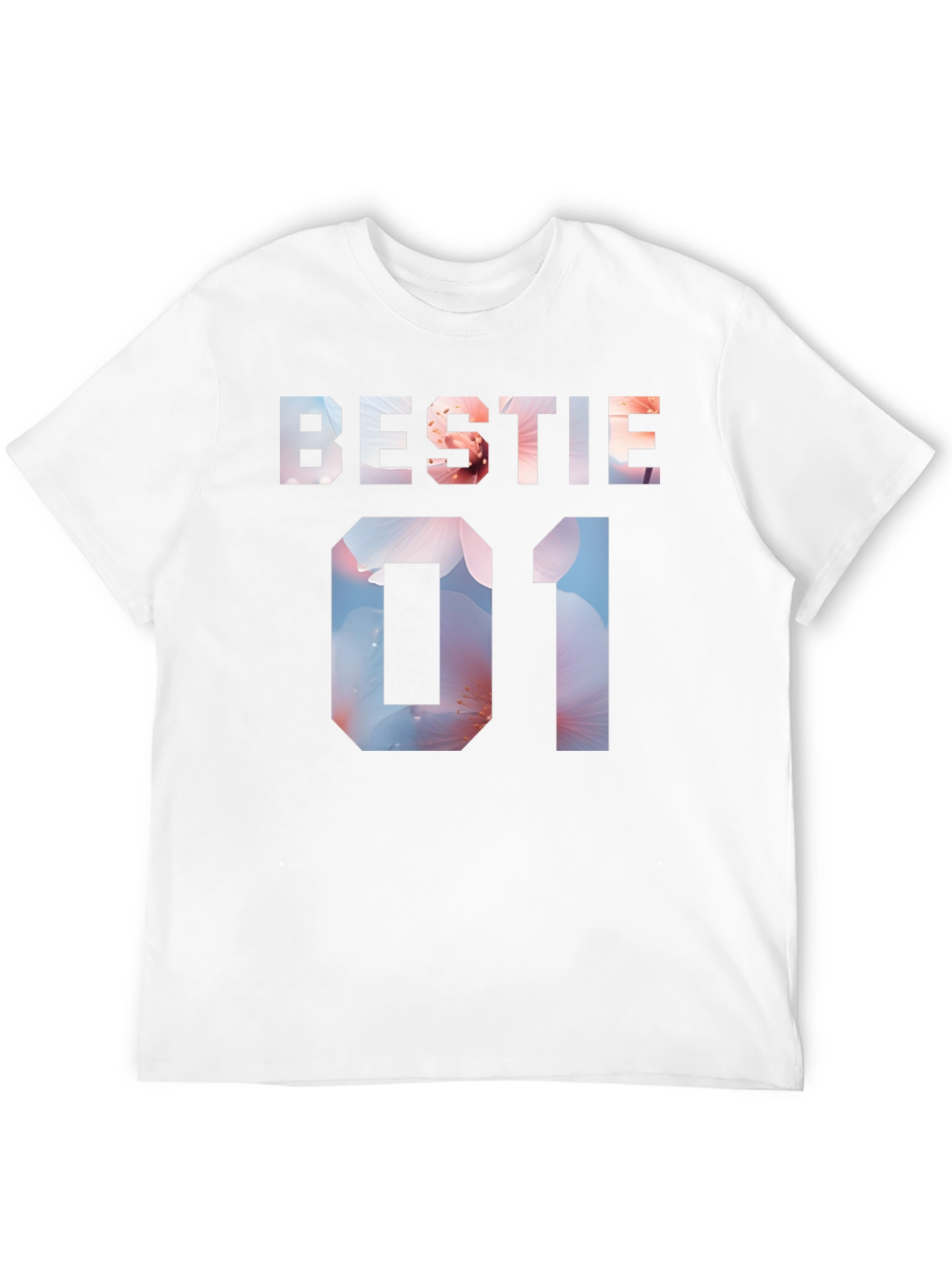 Bestie 01 Floral Print T-Shirt