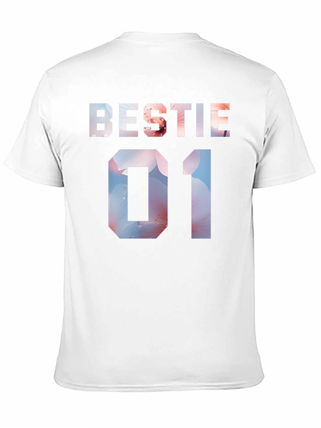 Bestie 01 Floral Print T-Shirt