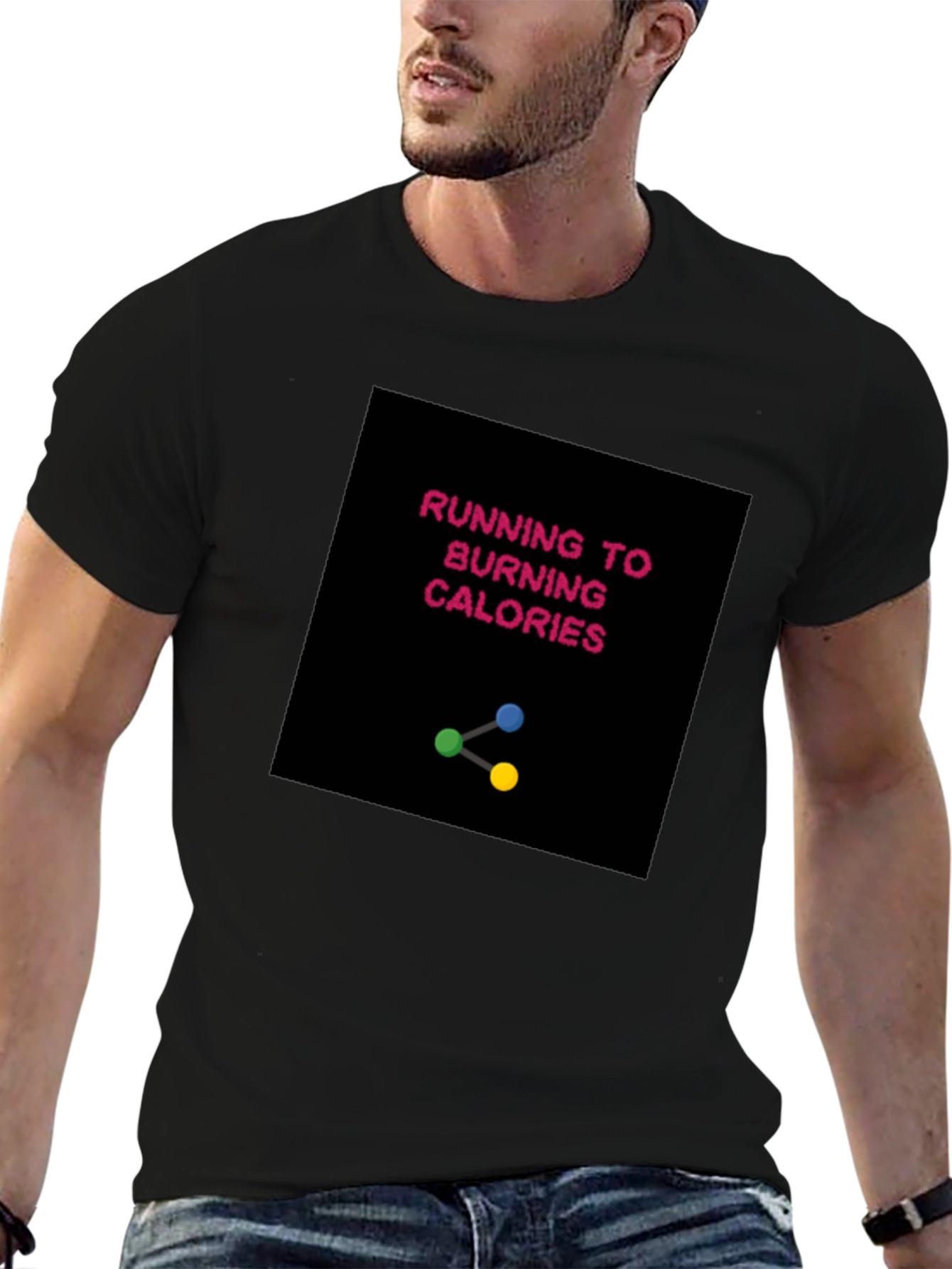 Running to Burning Calories Graphic Tee