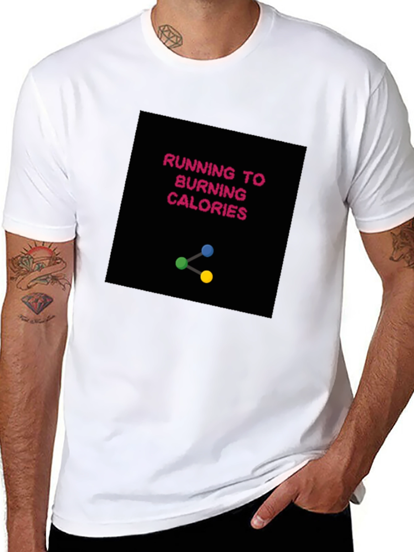 Running to Burning Calories Graphic Tee