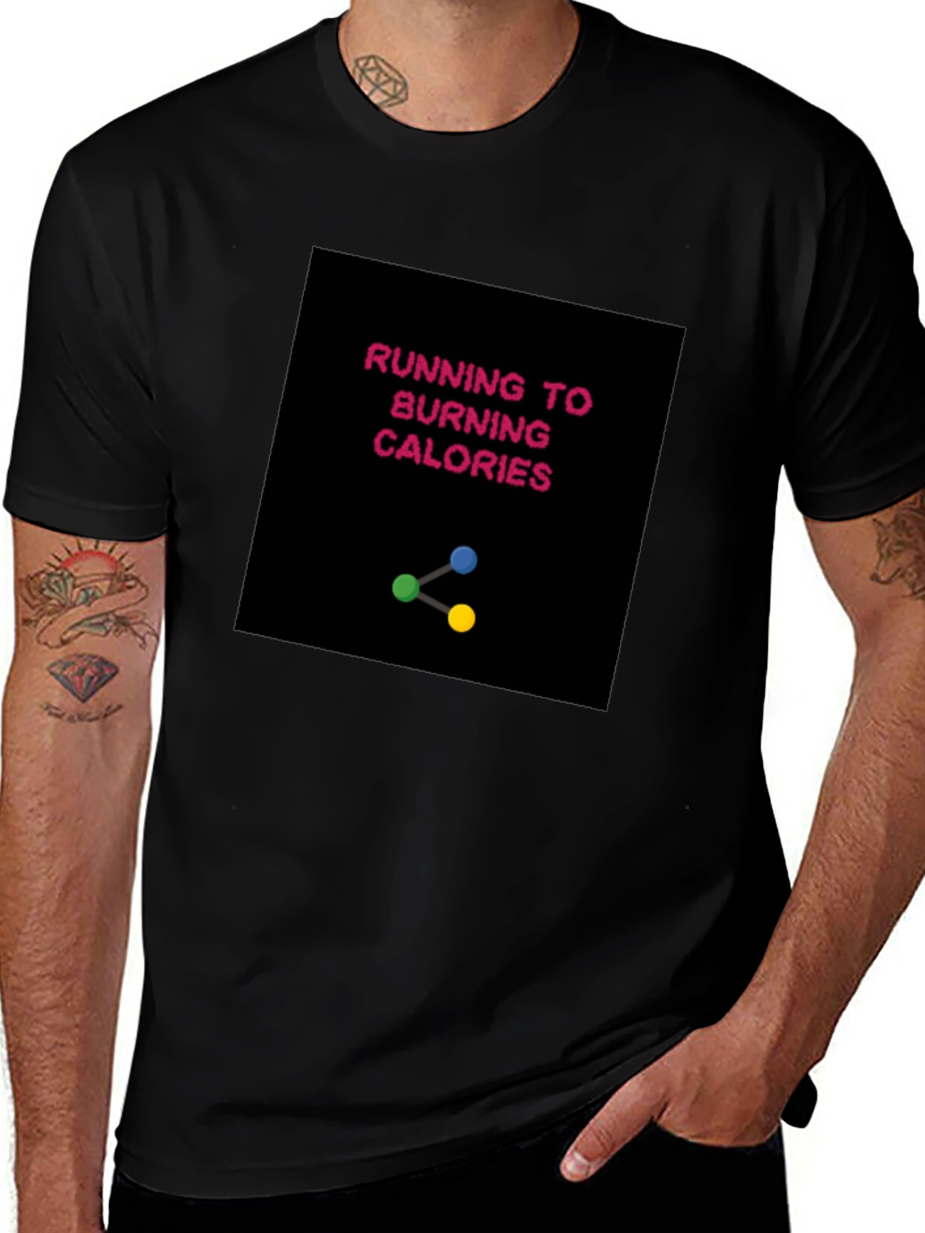 Running to Burning Calories Graphic Tee
