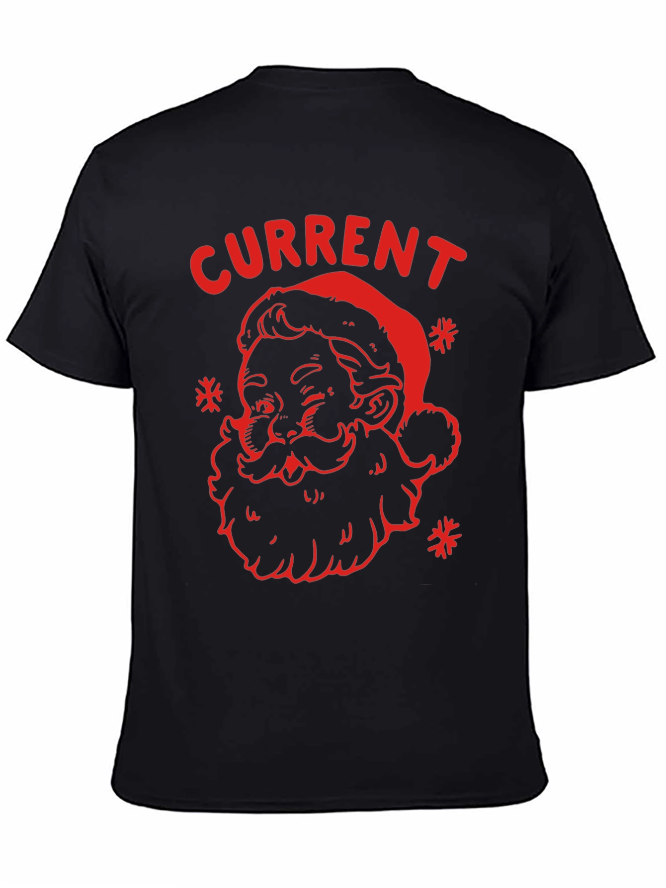 Current Santa Graphic Tee - Black