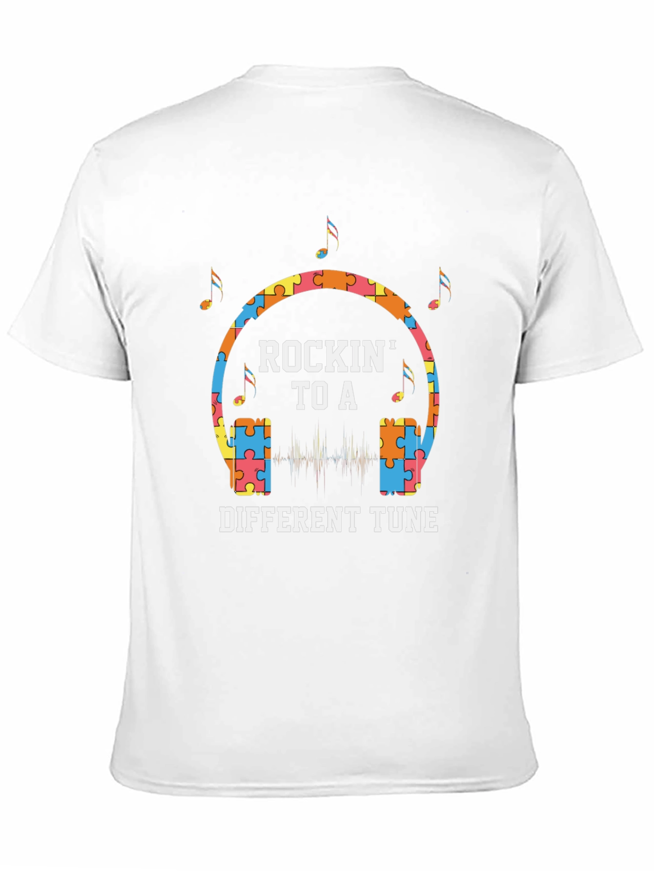 Autism Awareness Rockin To A Different Tune T-Shirt
