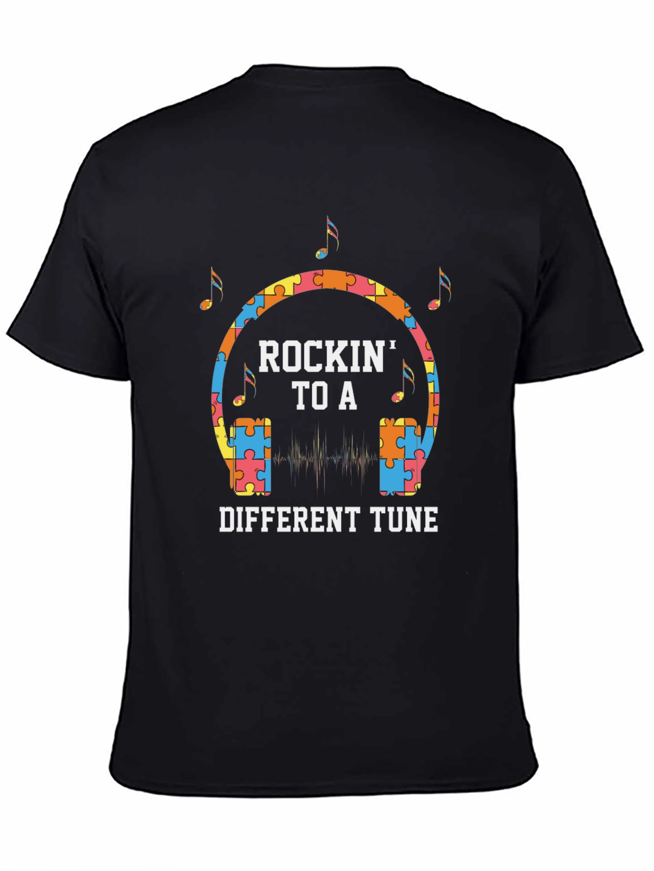 Autism Awareness Rockin To A Different Tune T-Shirt