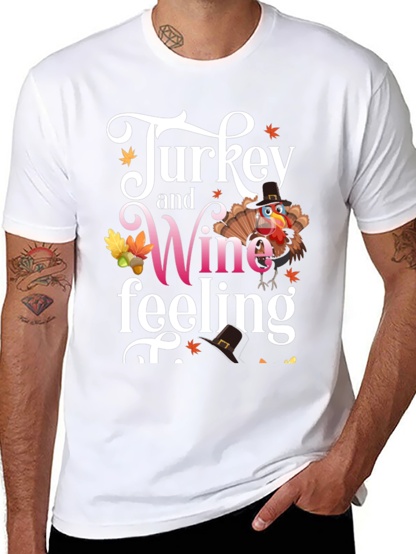 Turkey and Wine Feeling T-Shirt