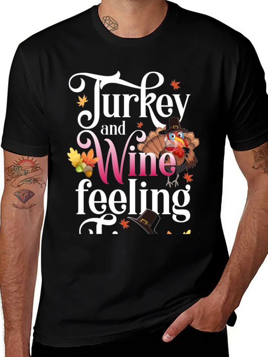 Turkey and Wine Feeling T-Shirt