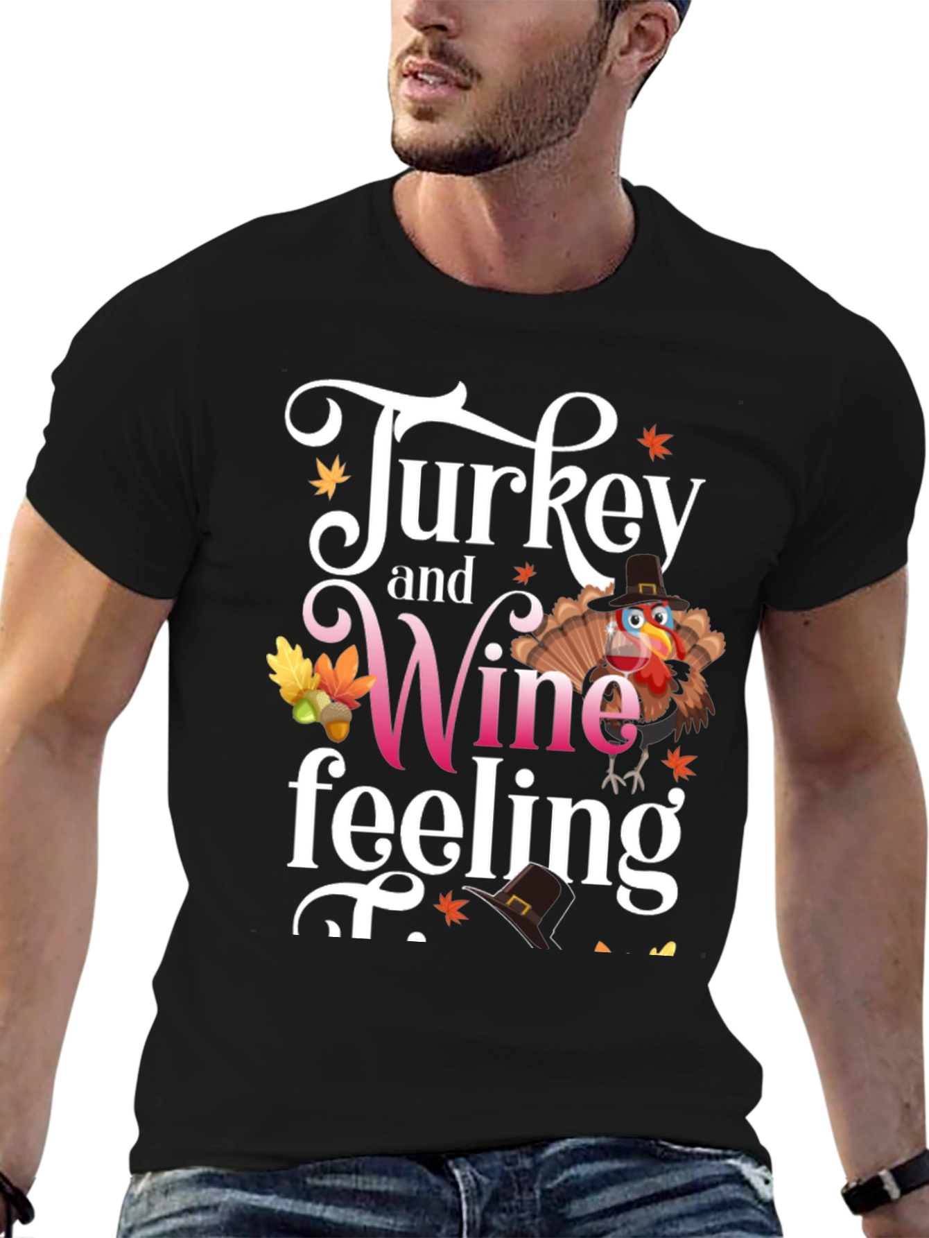 Turkey and Wine Feeling T-Shirt