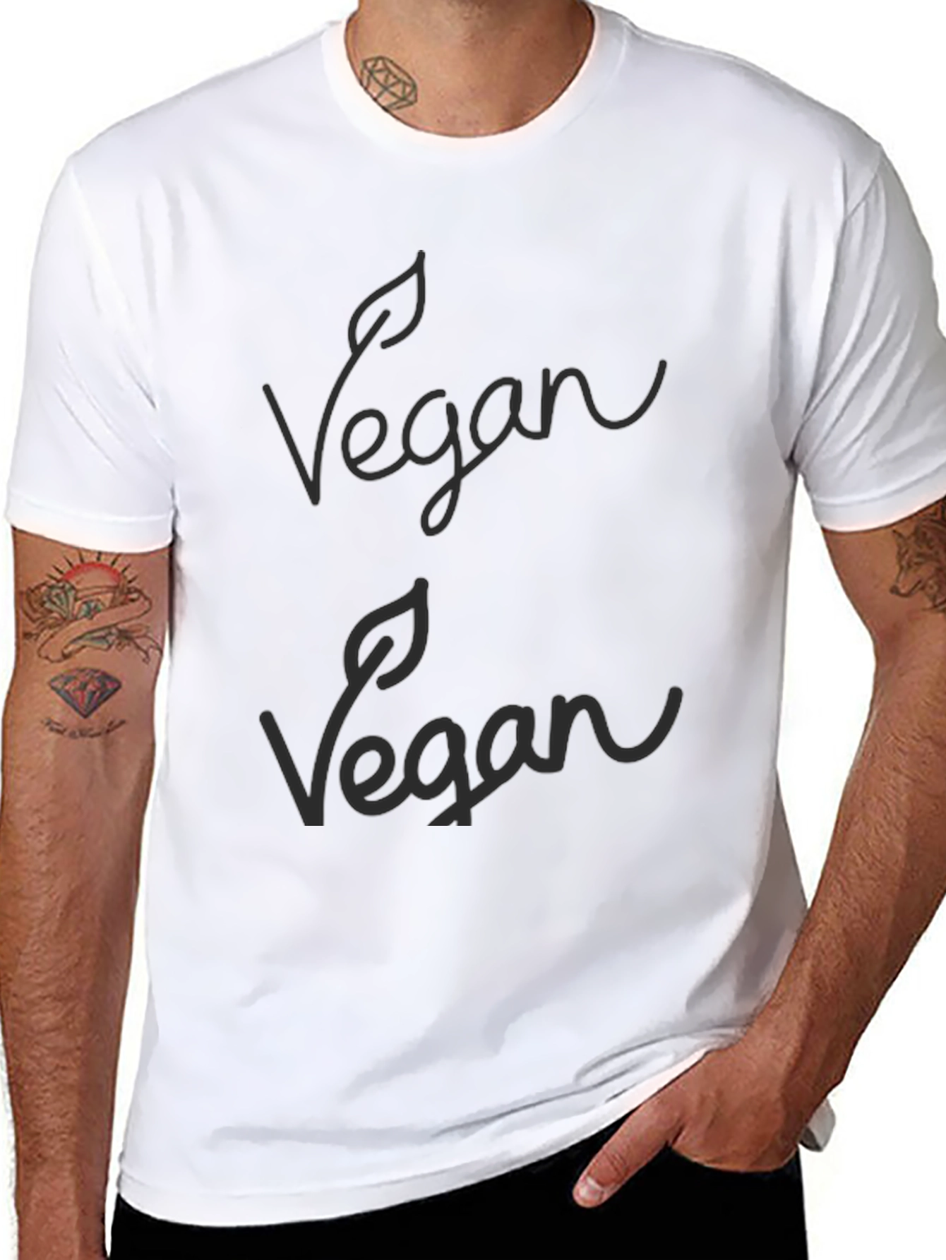 Vegan T-Shirt - Stylish Vegetarian Tee