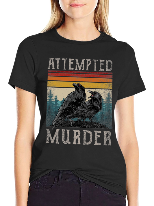 Attempted Murder Ravens Graphic Tee