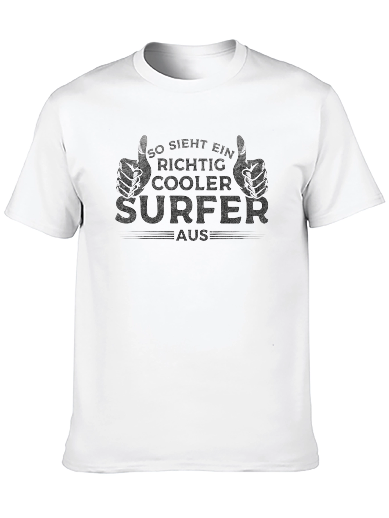 Cool Surfer T-Shirt - German Text