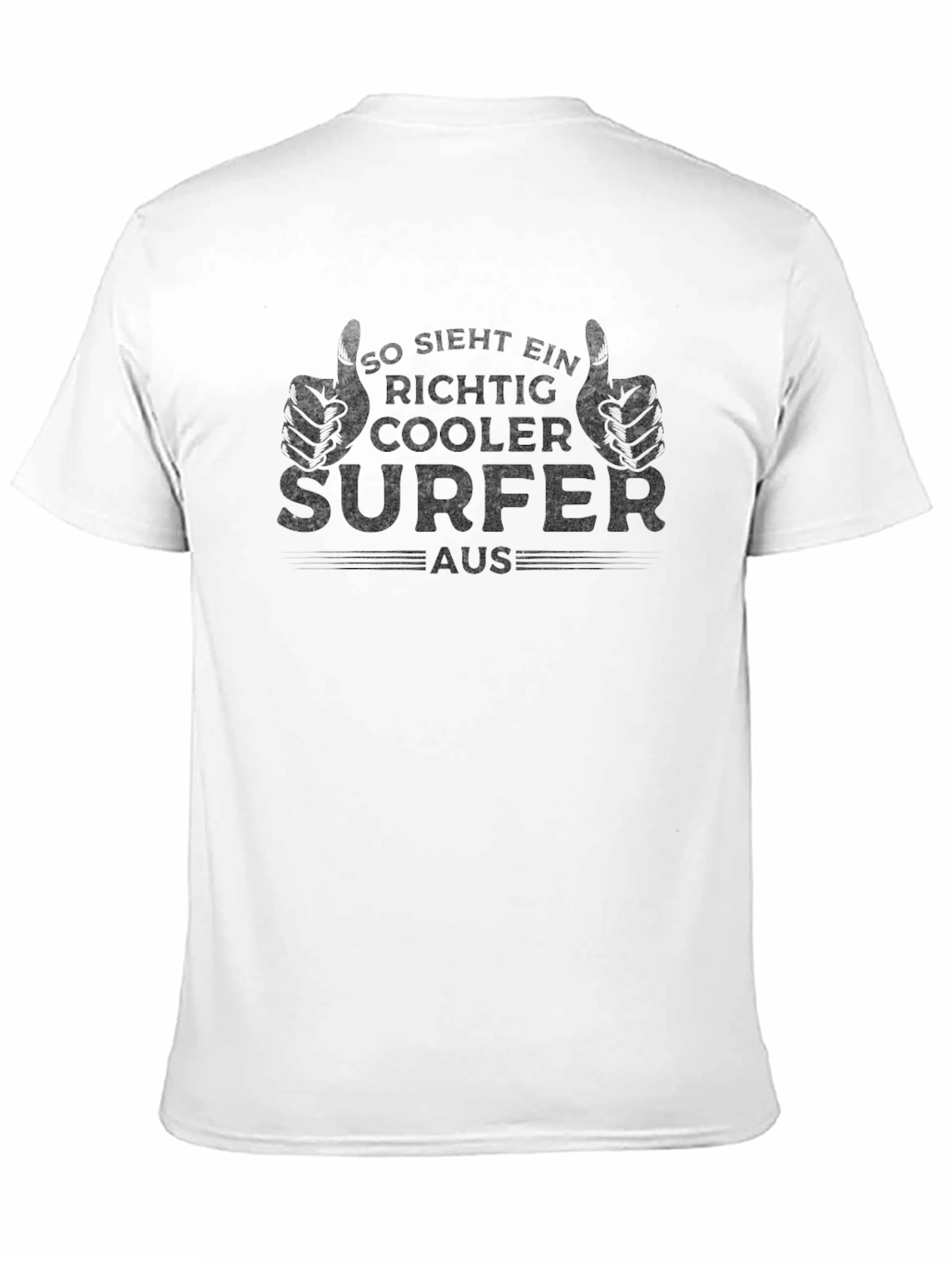 Cool Surfer T-Shirt - German Text