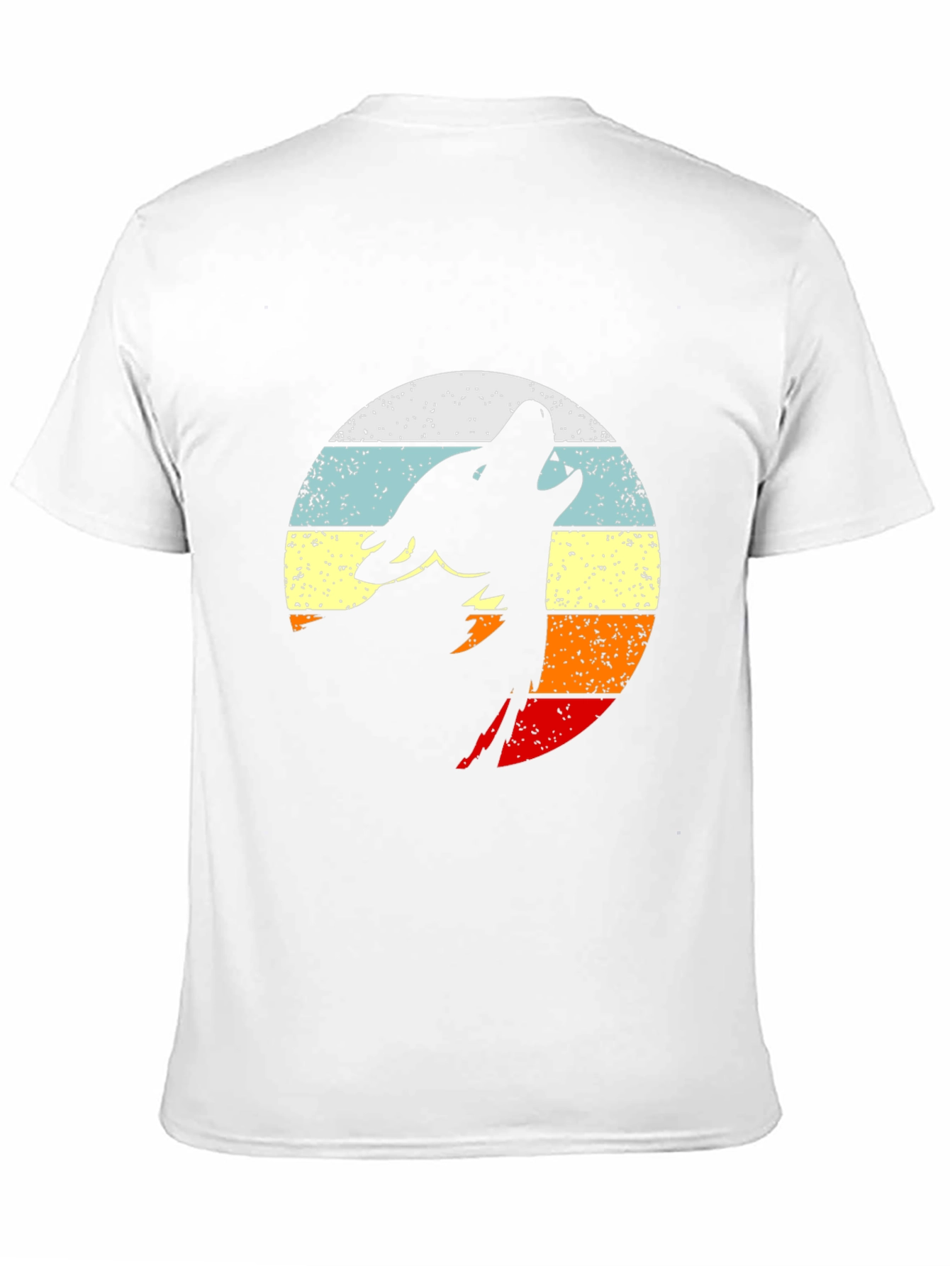 Retro Wolf Silhouette T-Shirt