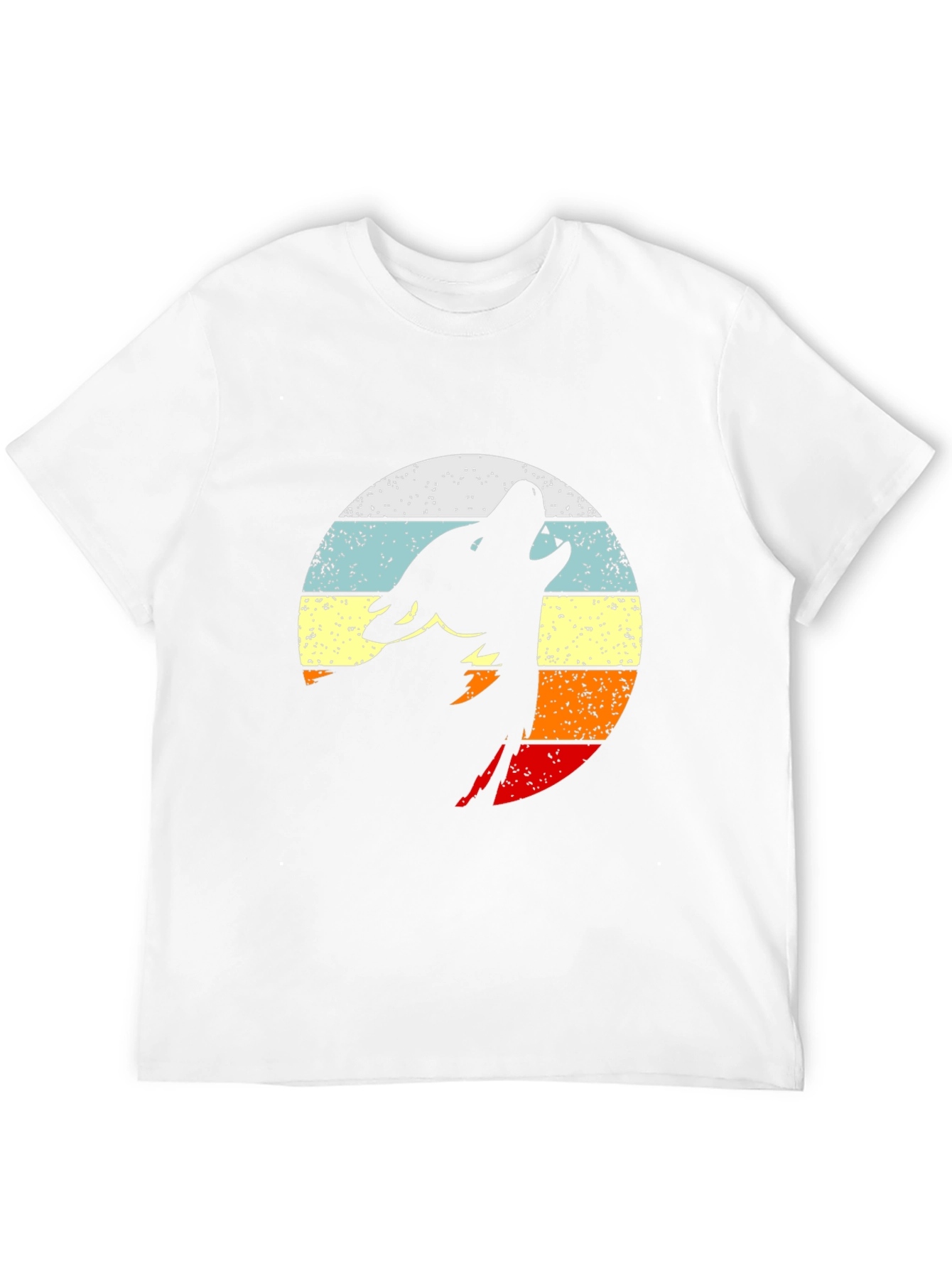 Retro Wolf Silhouette T-Shirt